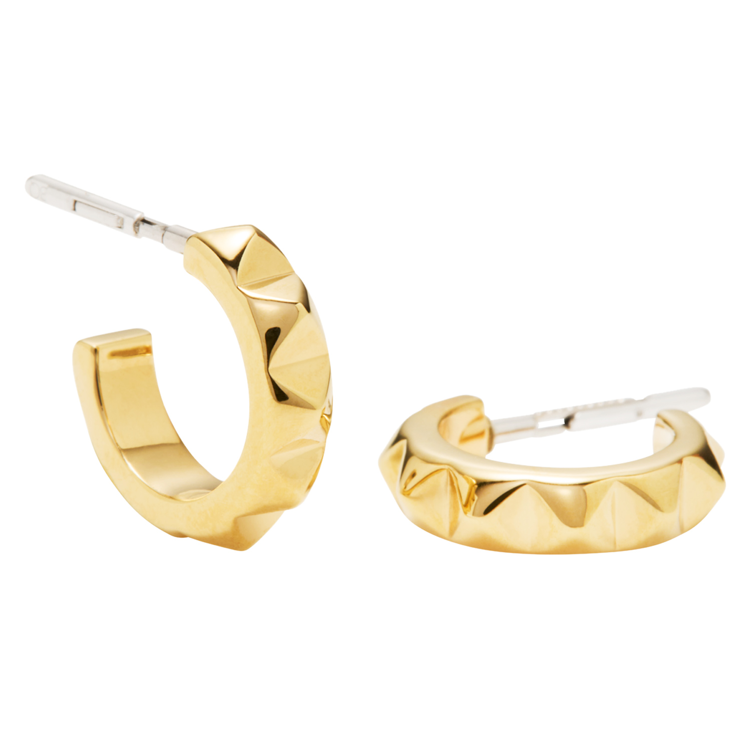 Baqless バックレス ピアス フープピアス レディース 18k 金属アレルギー キャッチ 落ちない Embrace Soho Gold/Silver ゴールド シルバー_2