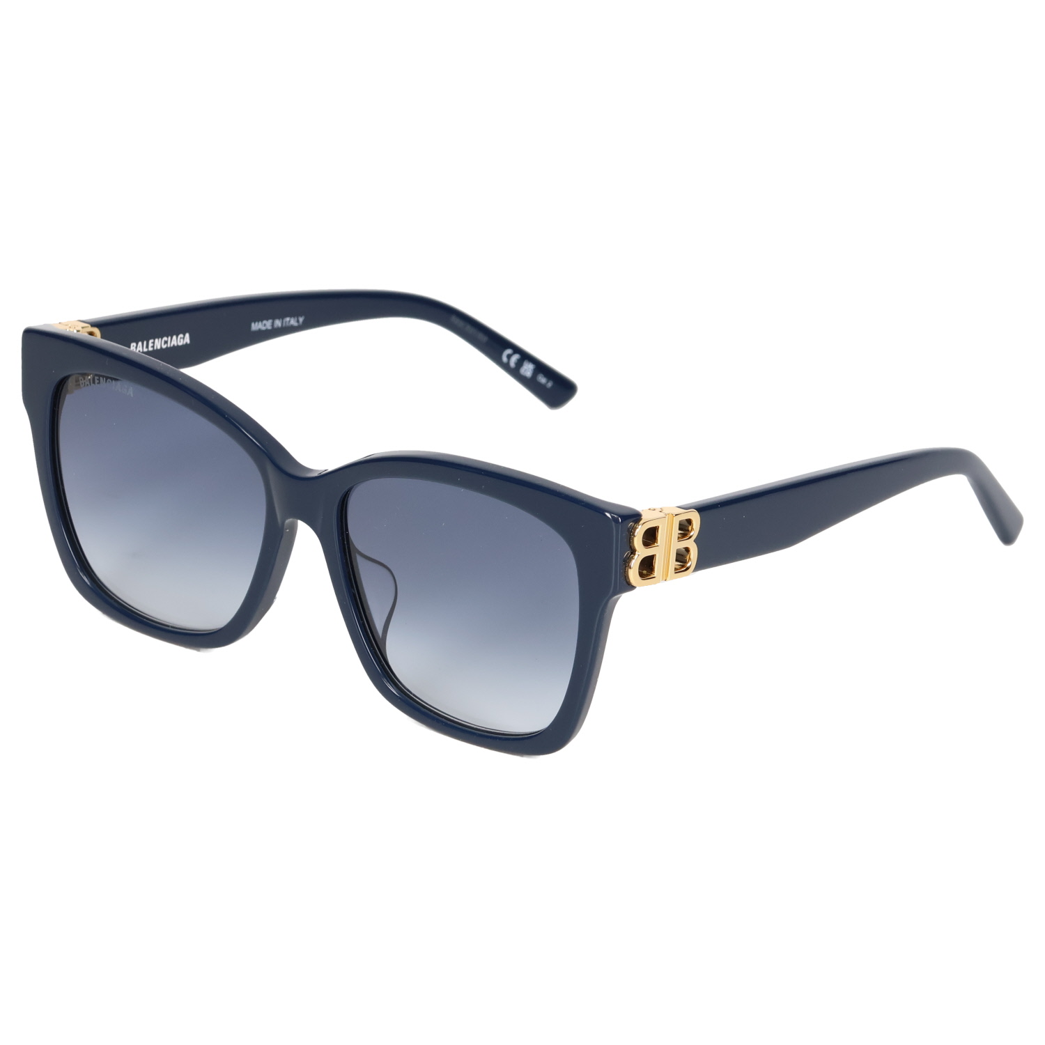 バレンシアガ BALENCIAGA サングラス メンズ レディース UVカット アジアンフィット SUNGLASSES ブルー BB0102SA-005 BALENCIAGA（バレンシアガ） サングラス メンズ レディース アジアン