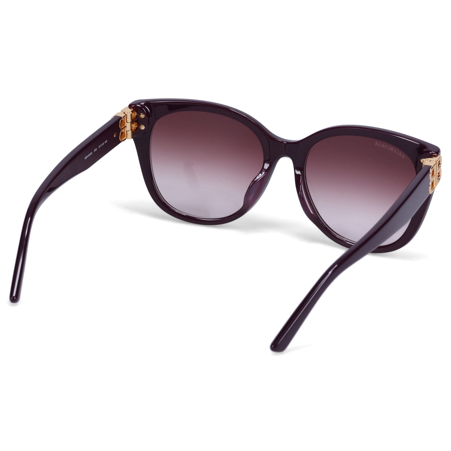 BALENCIAGA BB サングラス BB0103SA パープル BALENCIAGA バレンシアガ サングラス メンズ レディース