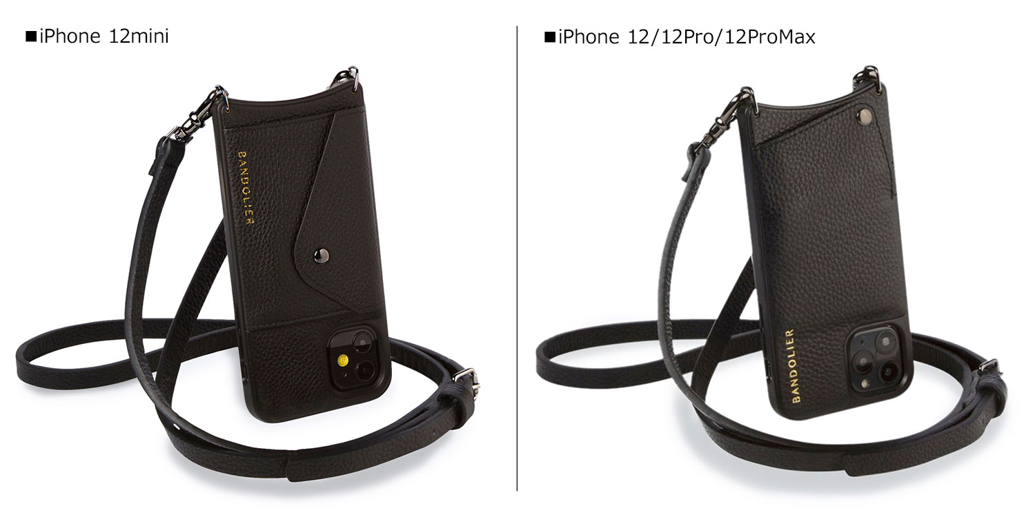 BANDOLIER バンドリヤー iPhone 12 mini iPhone 12 12Pro iPhone 12 Pro Max ケース  スマホケース 携帯 ショルダー アイフォン