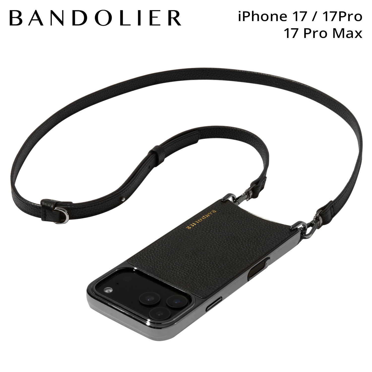 美品★BANDOLIER バンドリヤー iPhone17 17Pro BANDOLIER（バンドリヤー） スマホショルダー iPhone17 17Pro 17Pro