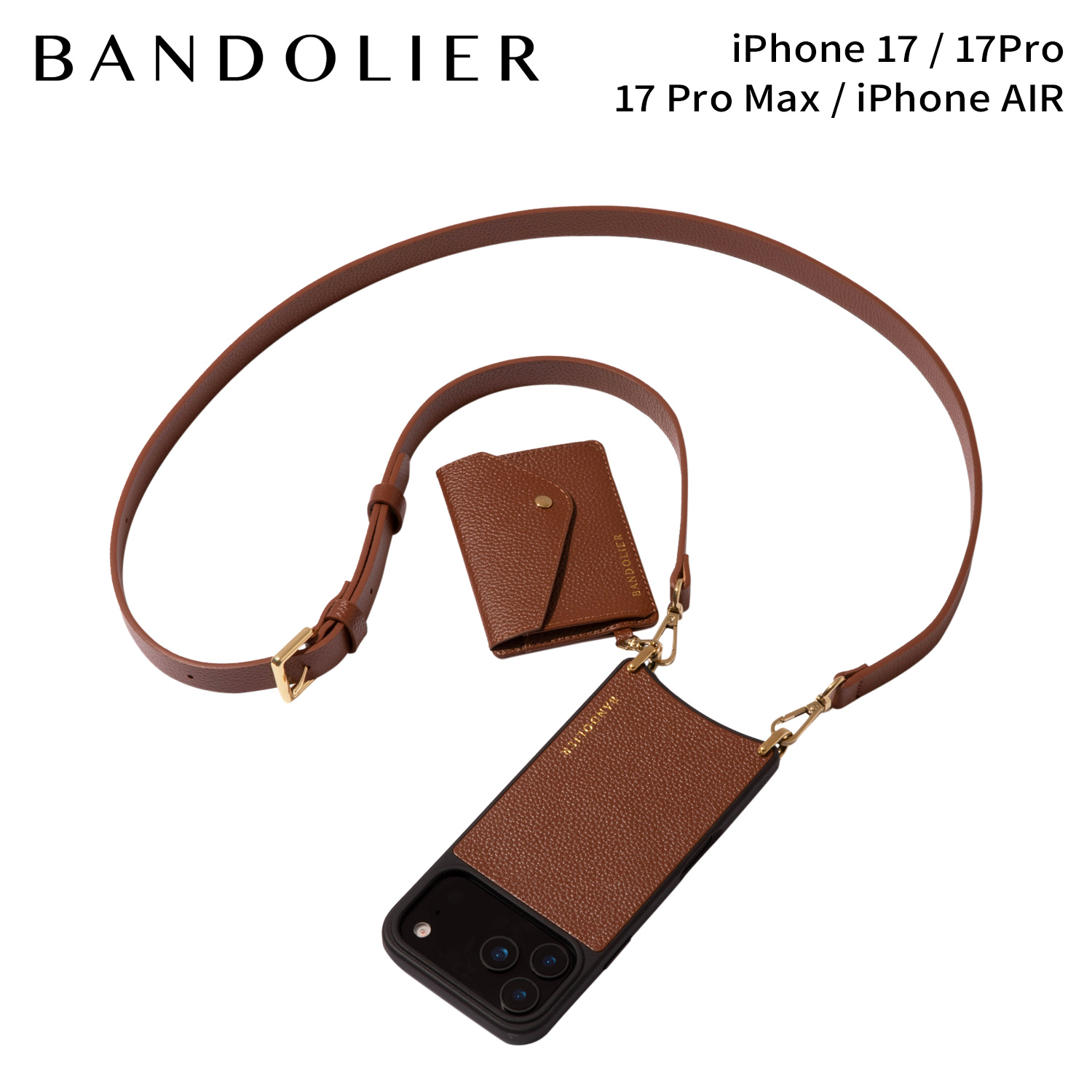 BANDOLIER バンドリヤー iPhone17pro ケース ショルダー BANDOLIER（バンドリヤー） スマホショルダー iPhone17 17Pro 17Pro