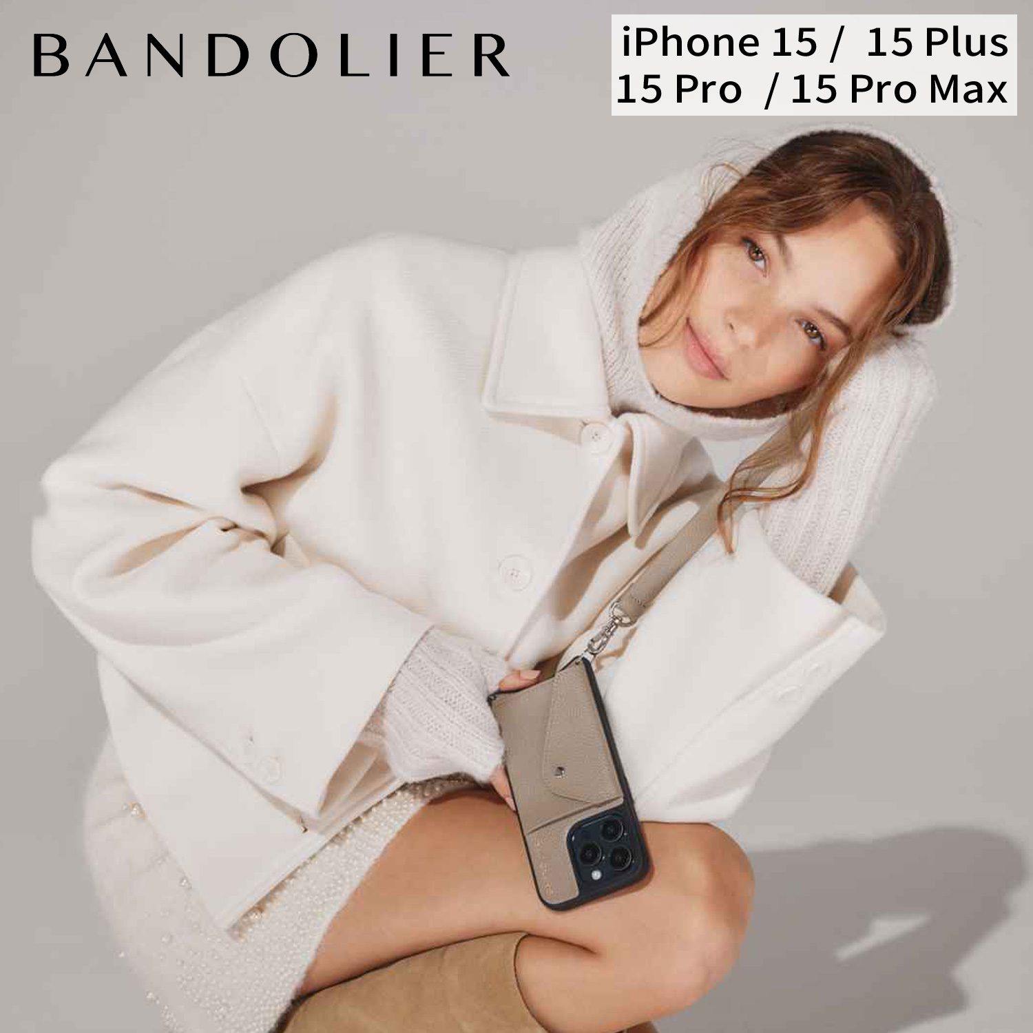 BANDOLIER（バンドリヤー） スマホショルダー スマホケース iPhone15