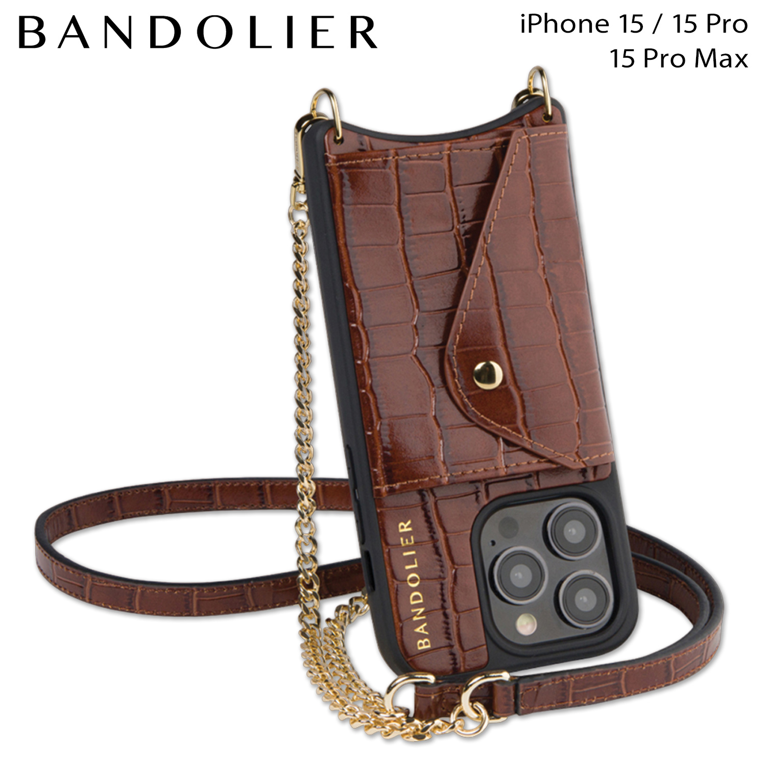 BANDOLIER バンドリヤー iPhone 15 15Pro 15ProMax スマホケース 