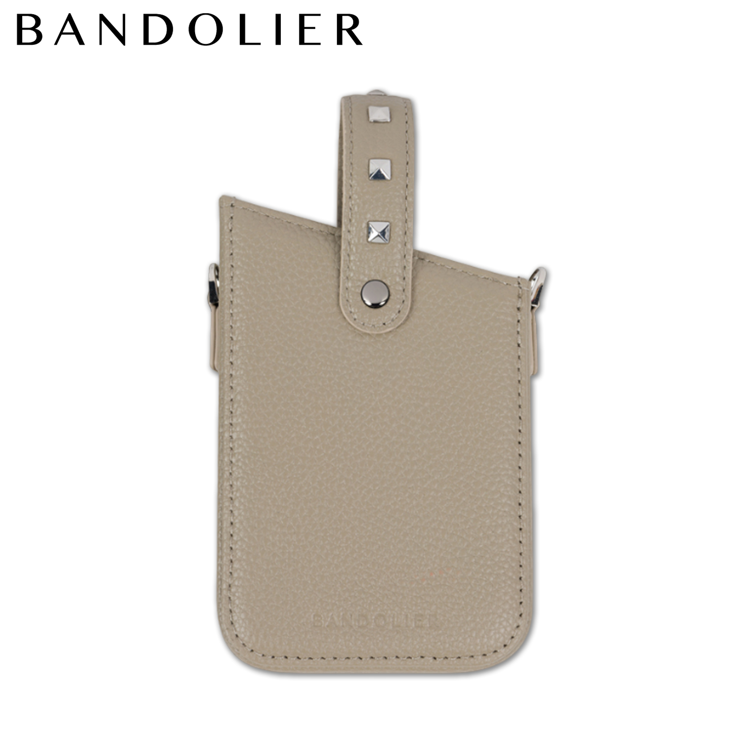 BANDOLIER バンドリヤー スマホケース スマホショルダー 携帯 ショルダー アイフォン エマ フォンポーチ レディース メンズ EMMA  PHONE POUCH GREIGE 42EMI