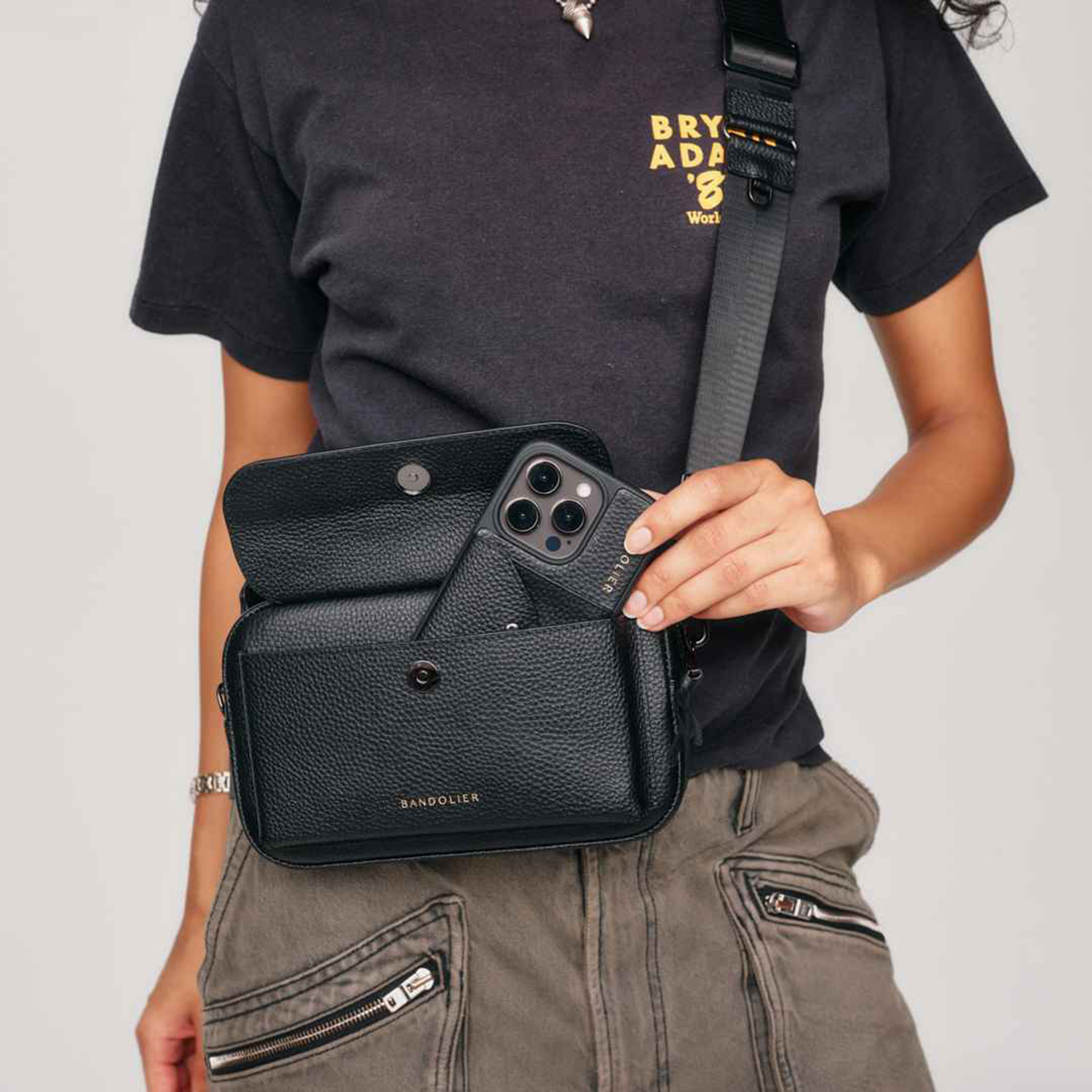 BANDOLIER バンドリヤー ショルダーバッグ 斜めがけ ミラー