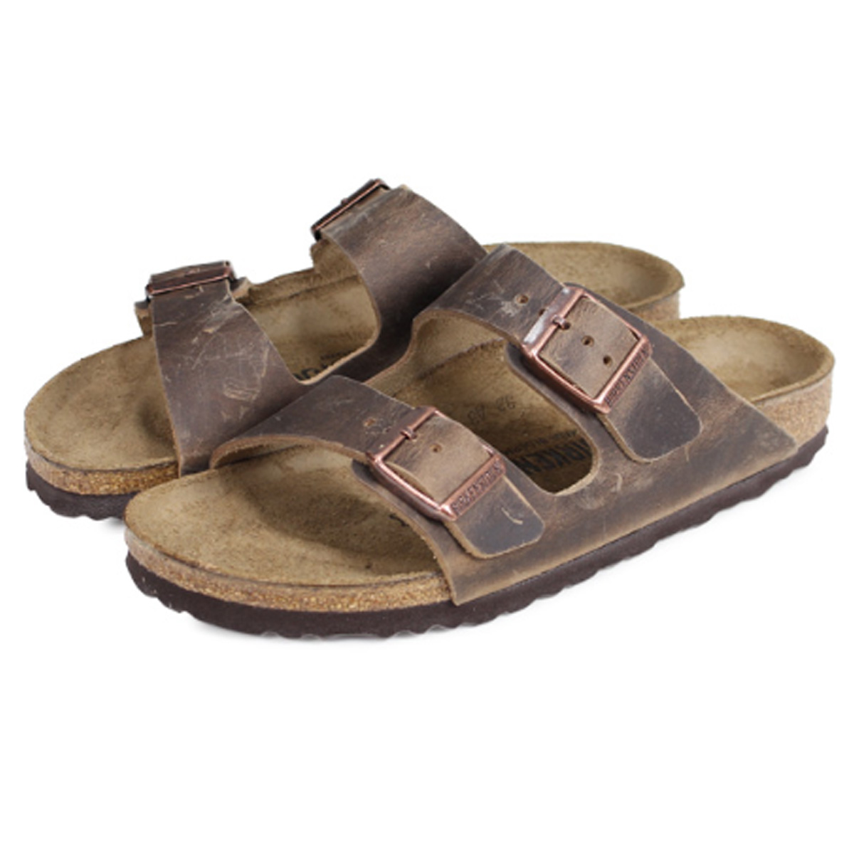 ビルケンシュトック Arizona  アリゾナ オイルドレザー 濃茶 27cm BIRKENSTOCK ビルケンシュトック サンダル メンズ 男性用