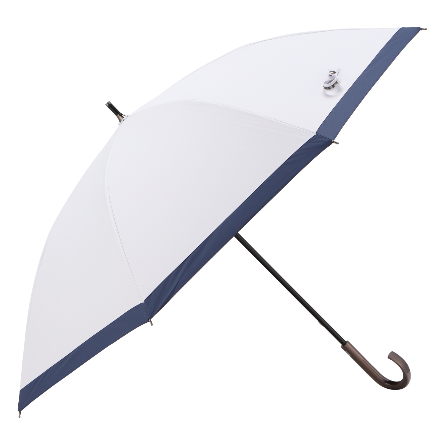 ★新品★Blao　晴雨兼用　日傘　１級遮光　遮熱　サマーシールド　小花柄ネイビー 送料無料!】一級遮光 遮熱 完全遮光 折りたたみ 軽量『Blao