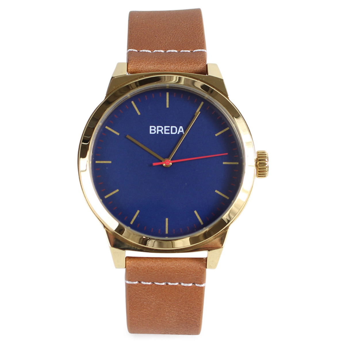 ブレダ BREDA 腕時計 43mm メンズ 時計 ランド RAND 8184C ゴールド ブラウン｜sneak｜02