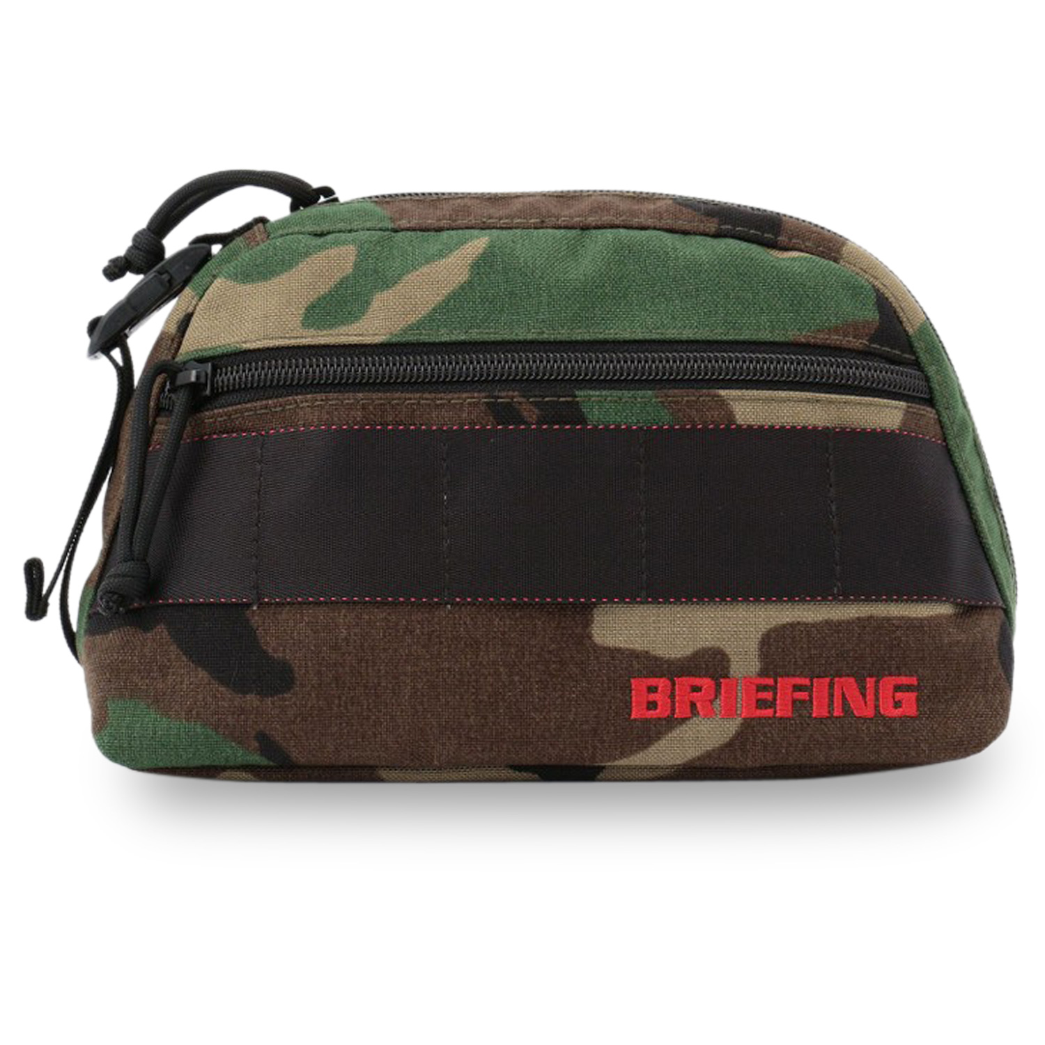 BRIEFING GOLF ブリーフィングゴルフ カモフラ柄　ラウンドポーチ BRIEFING GOLF（ブリーフィングゴルフ） ブリーフィング ゴルフ ポーチ