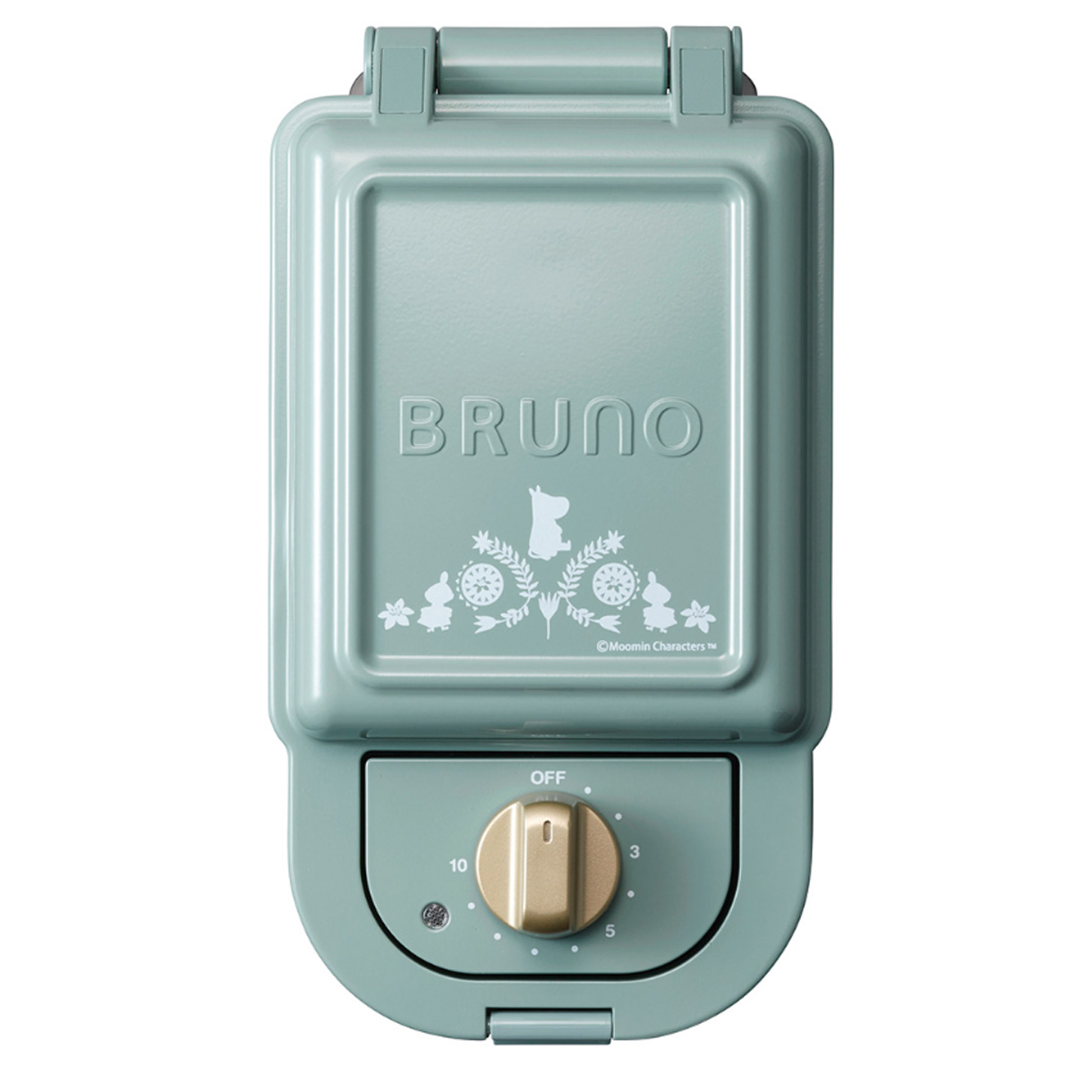ブルーノ BRUNO ホットサンドメーカー ムーミン シングル BOE050 BRUNO ノベルティー付属 ブルーノ ホットサンドメーカー