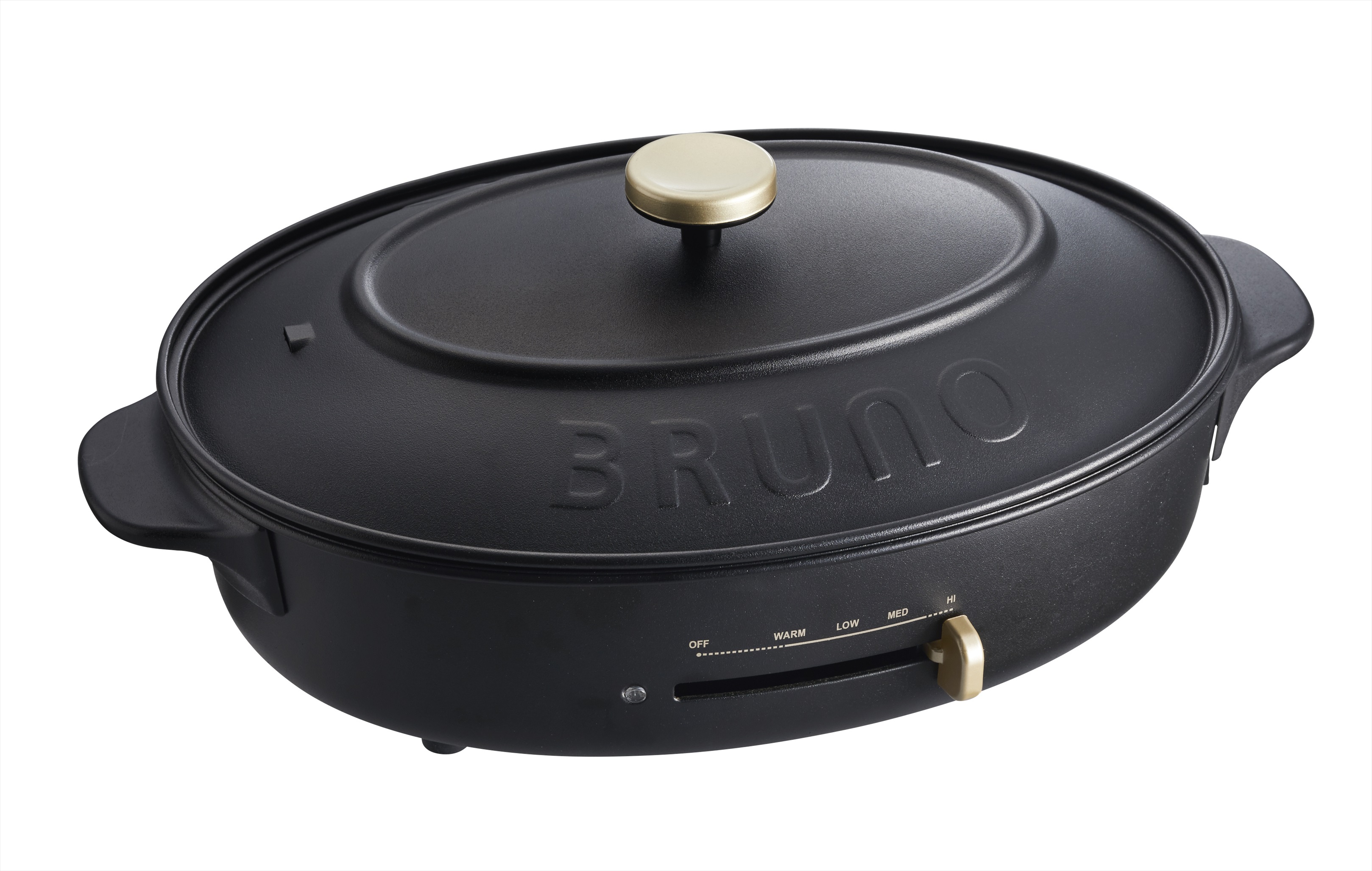 レンタル] ブルーノ オーバルホットプレート BOE053-BK 本体