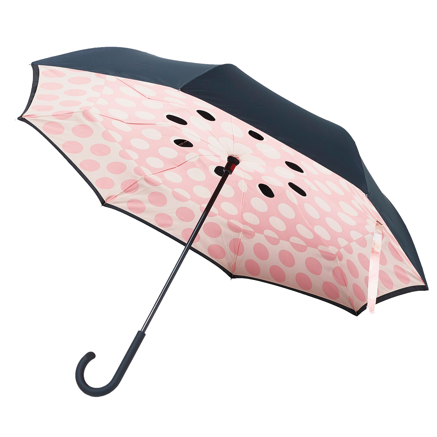 circus サーカス 長傘 雨傘 二重傘 さかさま傘 メンズ レディース UVカット 逆さにたたむ 濡れない 逆さ逆さま逆向き逆折り式 EF-UM01 | ブランド登録なし | 04