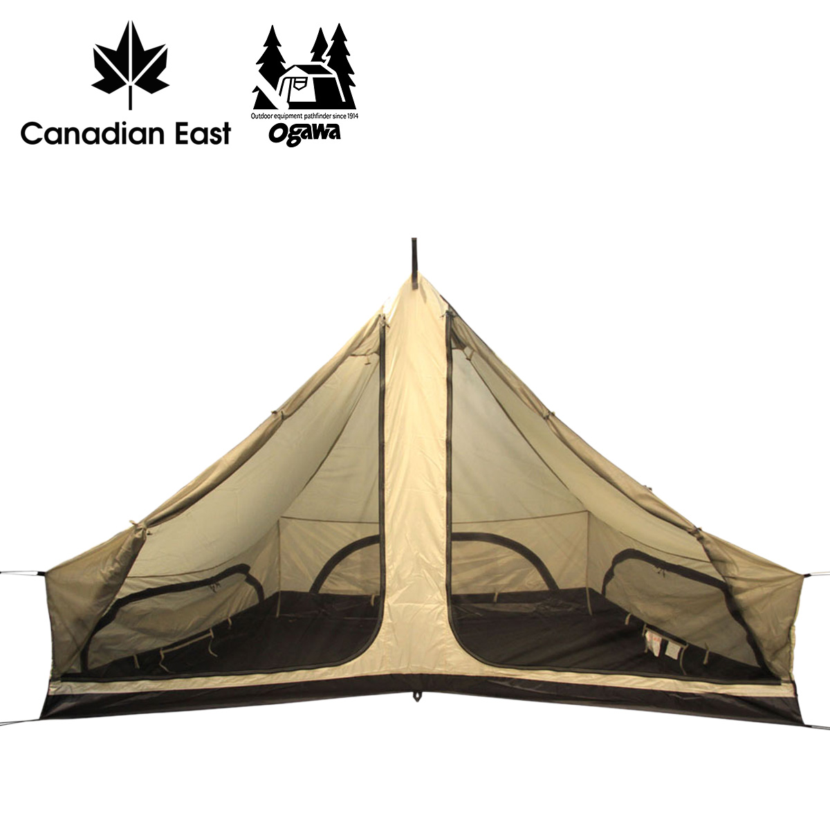 カナディアンイースト 小川キャンパル Canadian East グロッケ8 ハーフインナー テント グロッケ8 ブラック用 CETO1025