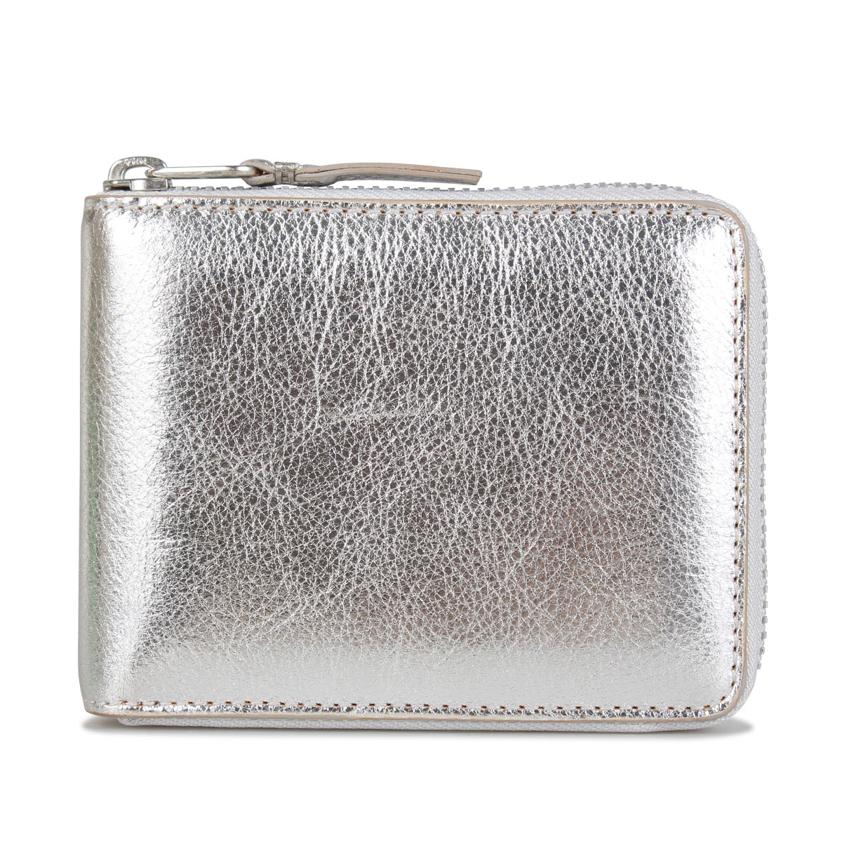 コムデギャルソン COMME des GARCONS 財布 二つ折り メンズ レディース ラウンドファスナー GOLD AND SILVER  WALLET シルバー : cdg-sa7100g-slv : スニークオンラインショップ - 通販 - Yahoo!ショッピング