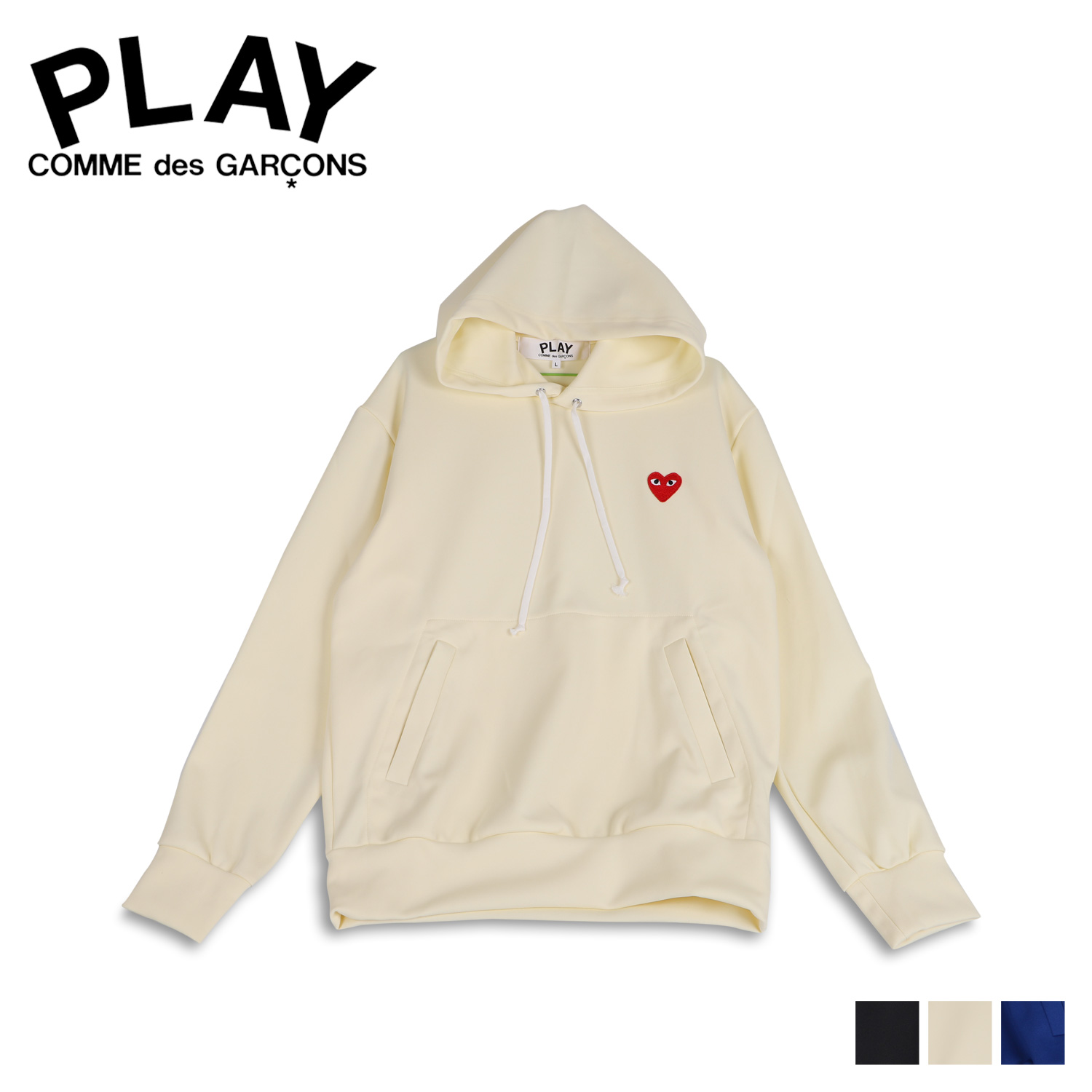 プレイ コムデギャルソン PLAY COMME des GARCONS パーカー