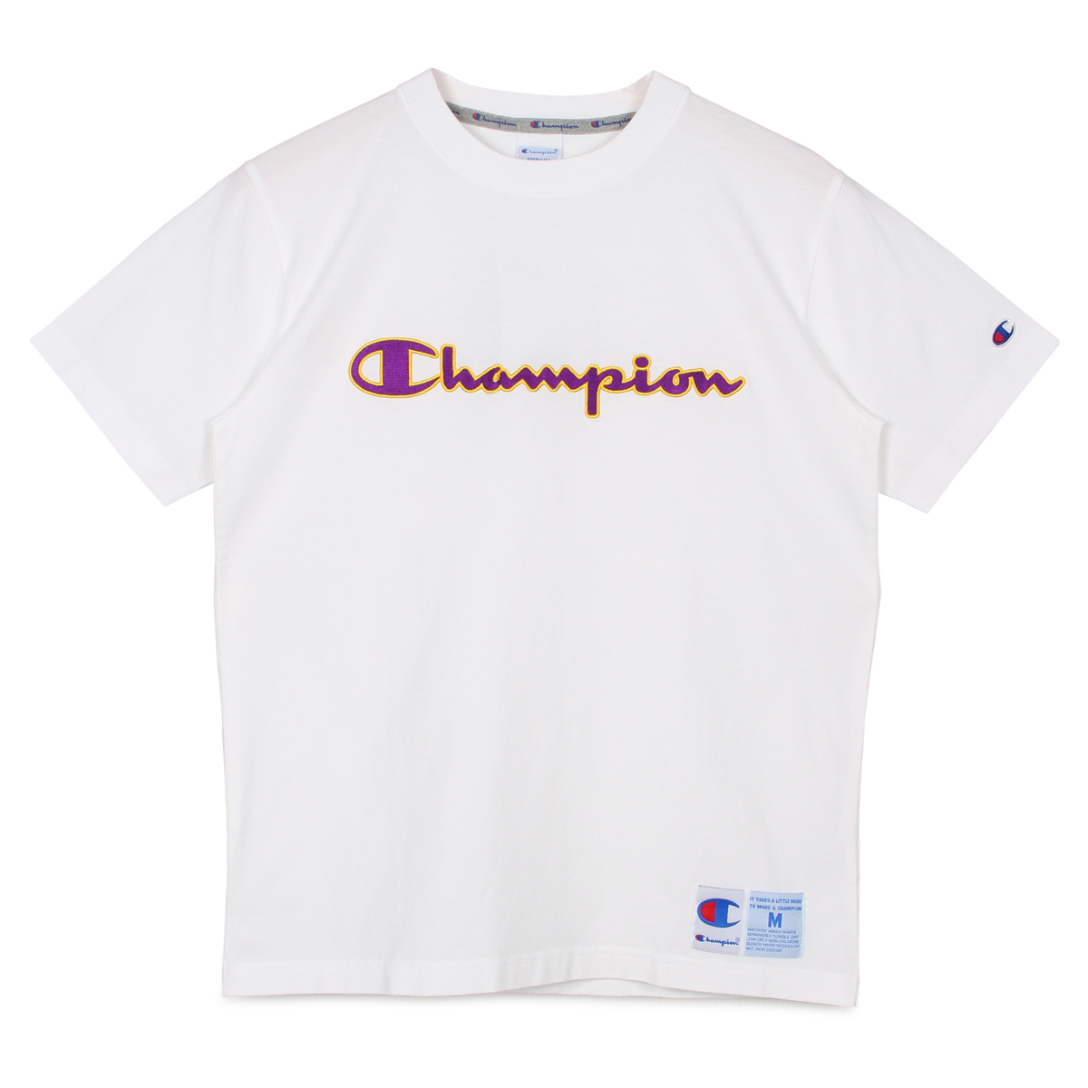 チャンピオン Champion Tシャツ 半袖 メンズ レディース T-SHIRT ブラック ホワイト グレー ブルー 黒 白 C3-Q301｜sneak｜02