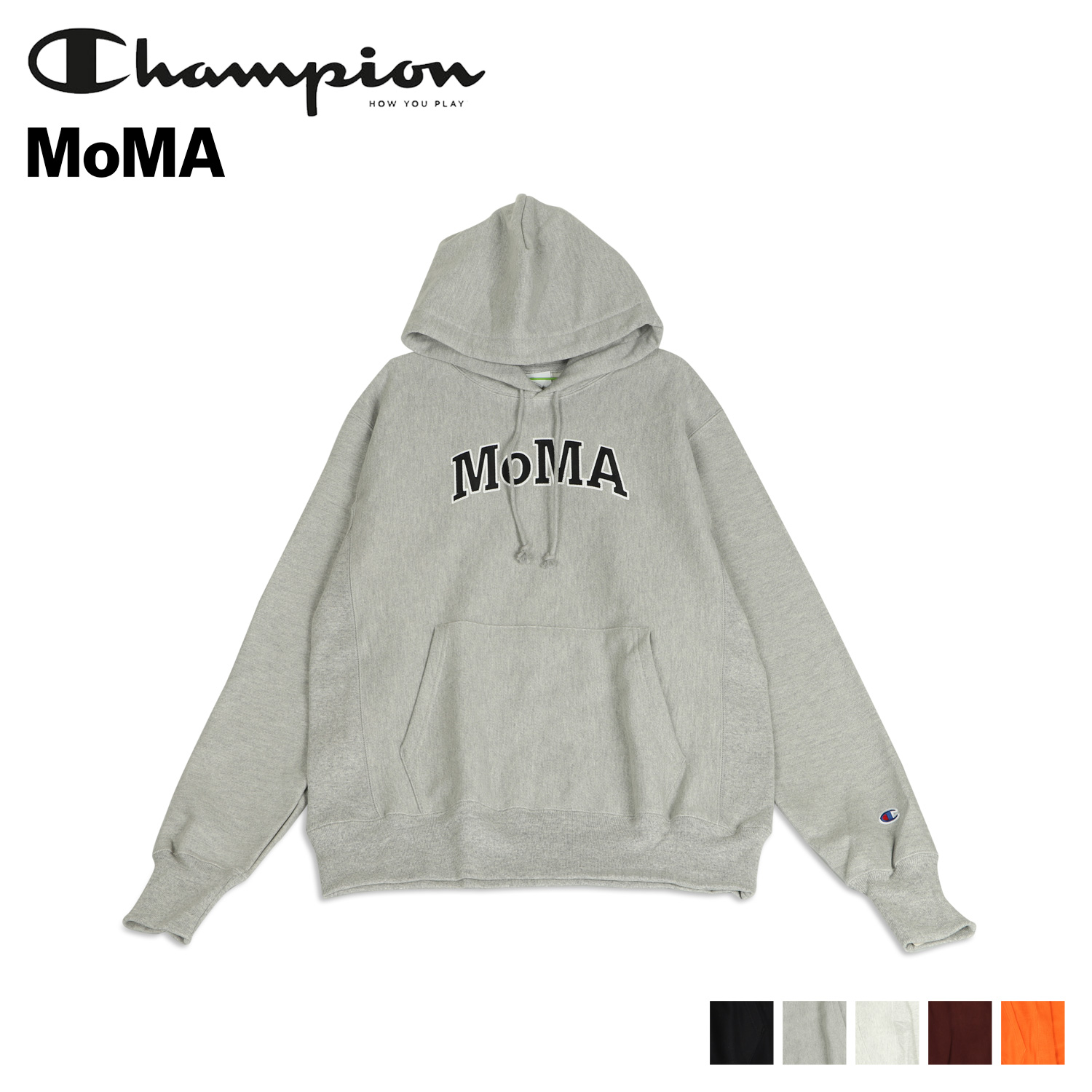 チャンピオン モマ Champion MoMA パーカー スウェット リバースウィーブ プルオーバー メンズ レディース REVERSE WEAVE  HOODY