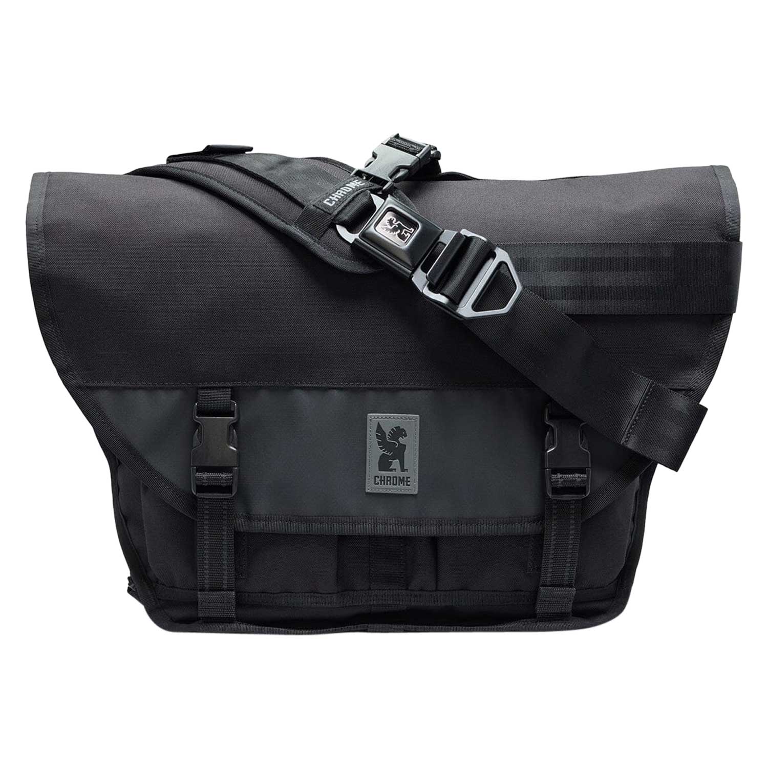 クローム CHROME メッセンジャーバッグ ショルダーバッグ シーティーゼット メンズ レディース 15L 防水 斜めがけ CTZ 15L MSNGR ブラック 黒 BG381 | CHROME | 01