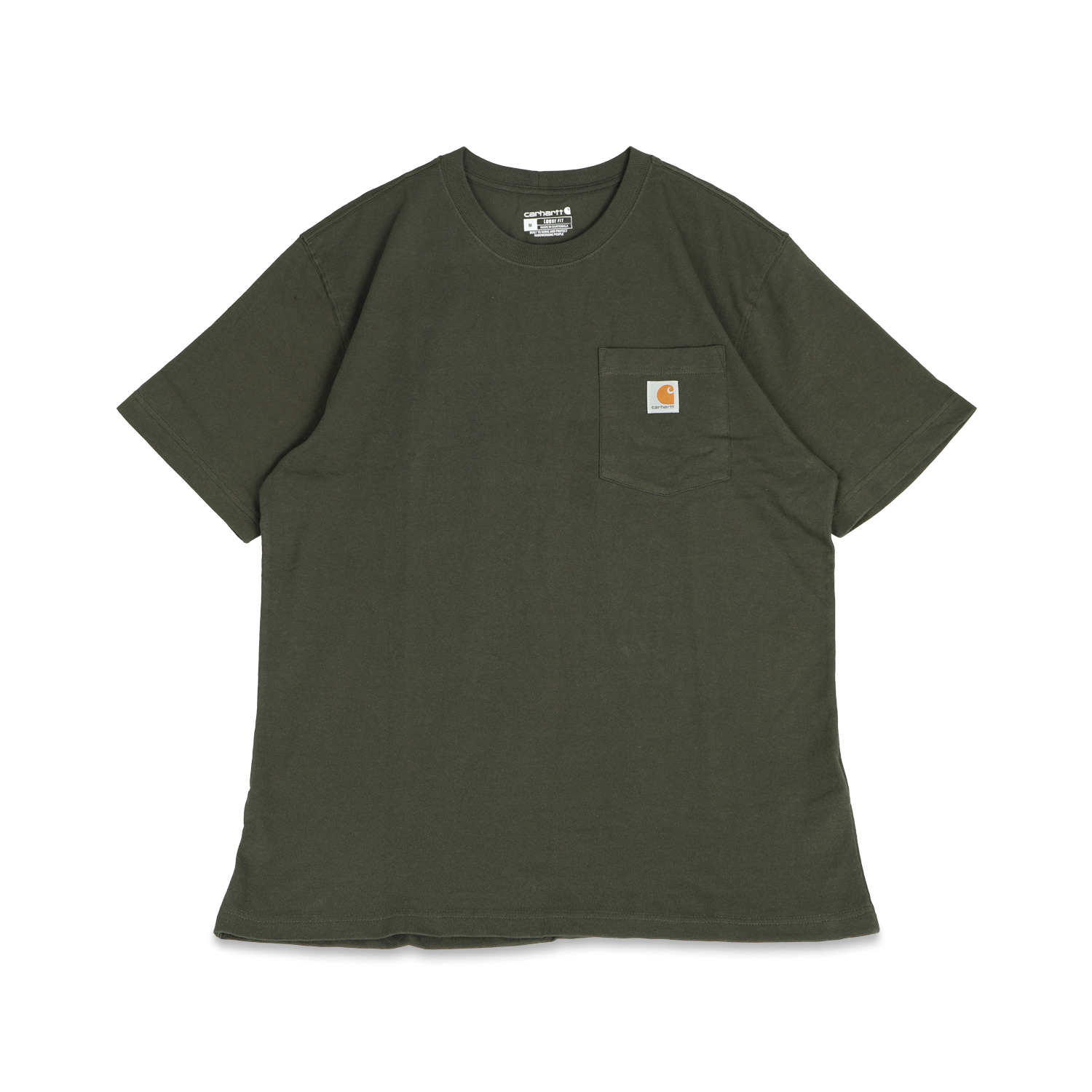 カーハート carhartt Tシャツ 半袖 メンズ ポケット WORKER POCKET S/S T-SHIRTS K87