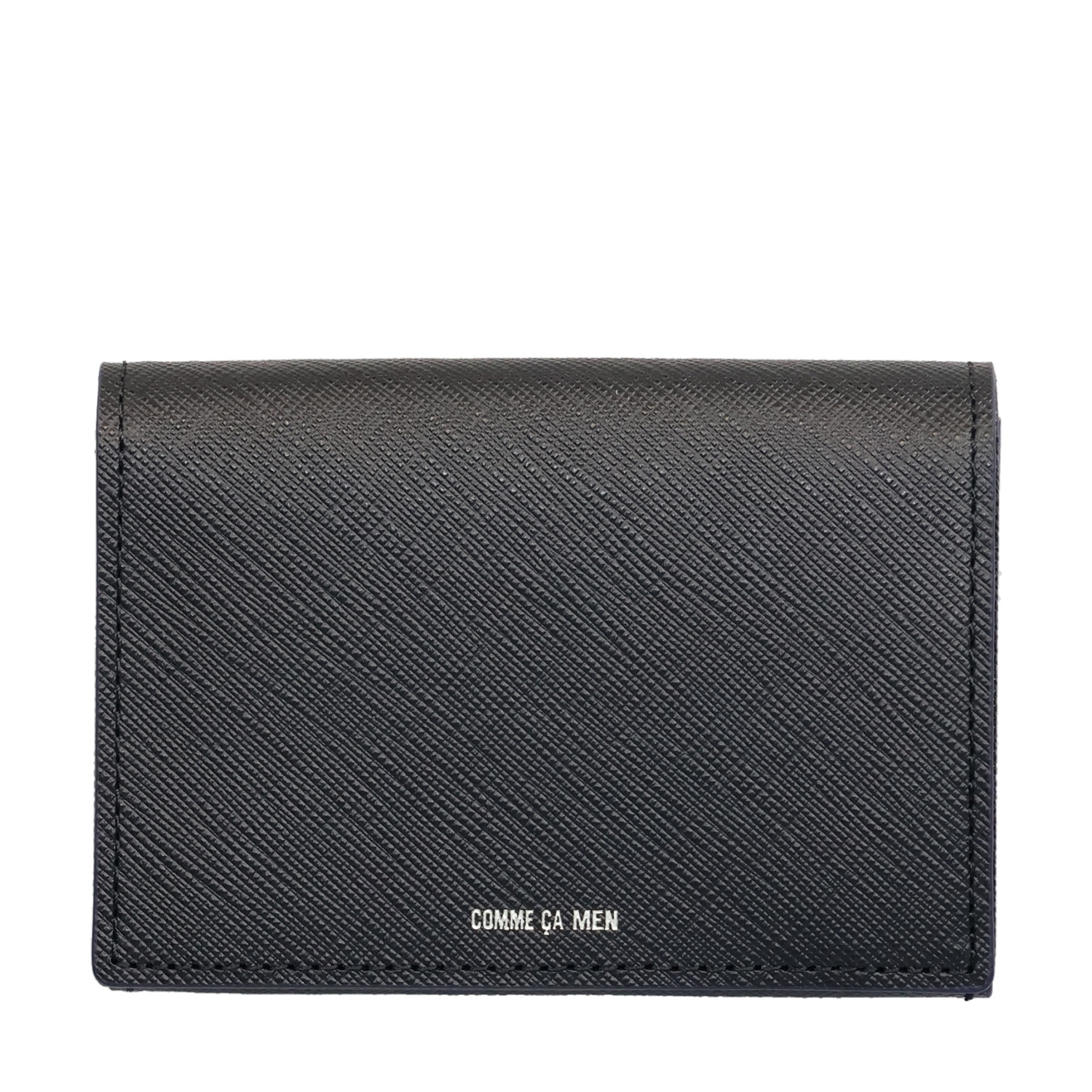 COMME CA MEN コムサメン パスケース カードケース ID 定期入れ メンズ レディース 本革 薄型 PASS CASE ブラック 黒 6811 | COMME CA MEN | 01