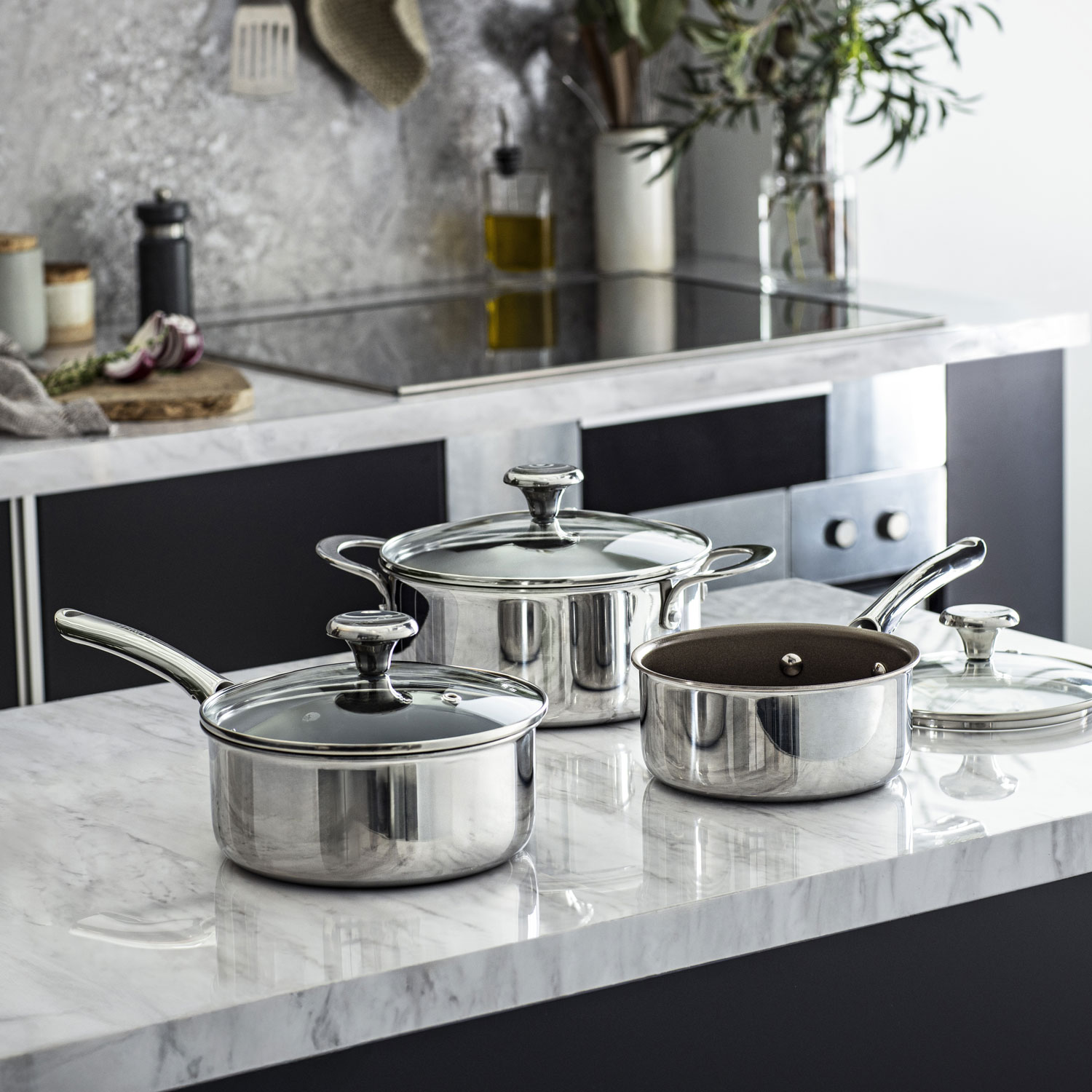 コレール CORELLE 鍋 両手鍋 キャセロール 20cm ガラスふた付 IH ガス