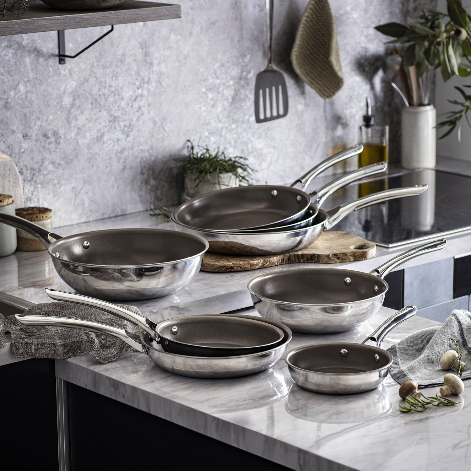 コレールフライパン コレール CORELLE フライパン 16cm IH ガス対応 食洗器使用 ステンレス