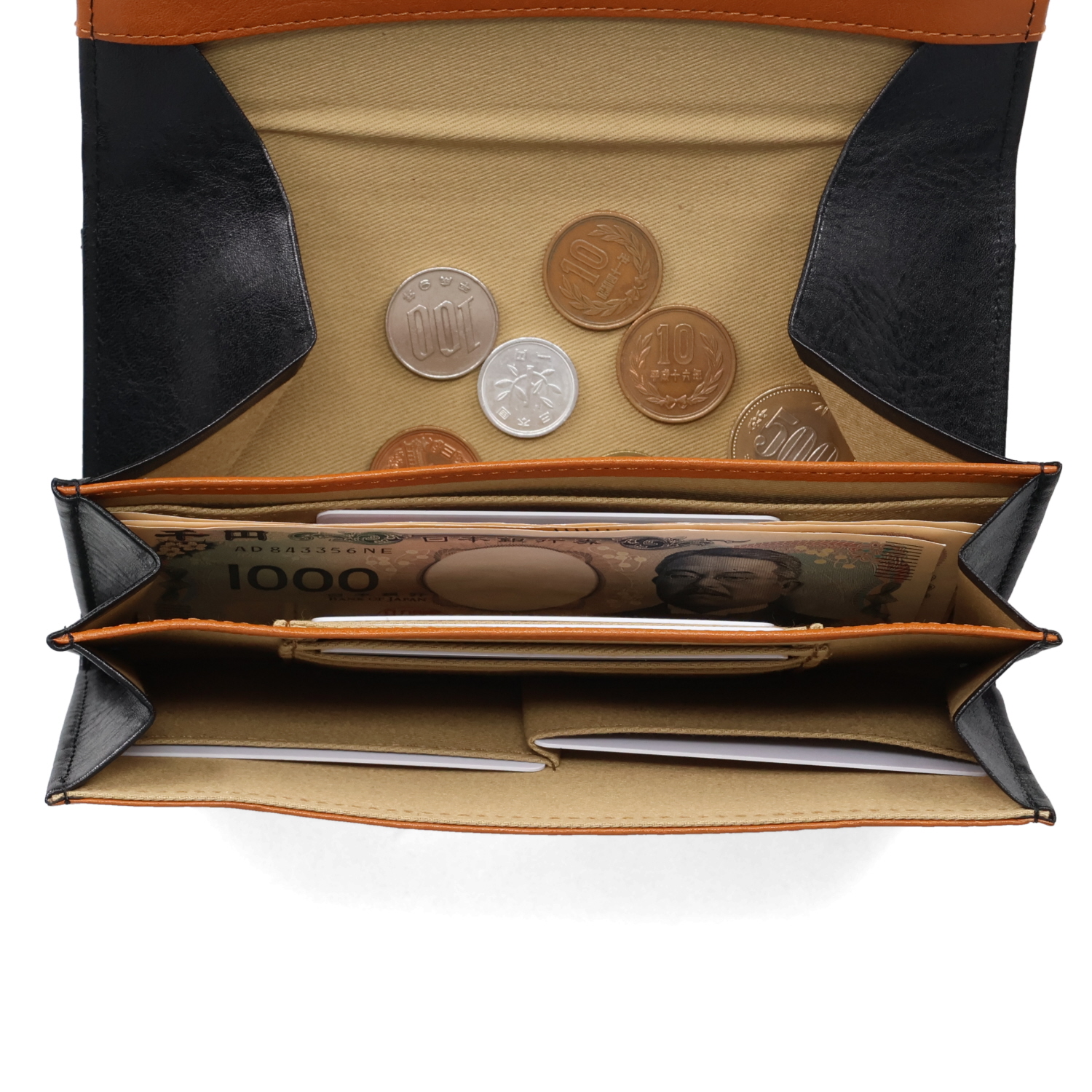 CLEDRAN（クレドラン） 財布 長財布 レディース 薄い 本革 コンパクト