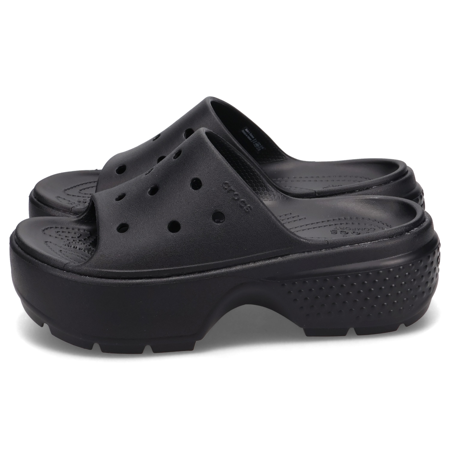 Crocs クロックス　ストンプスライド　ブラウン 厚底サンダル crocs クロックス CROCS ストンプ スライド stomp slide メンズ