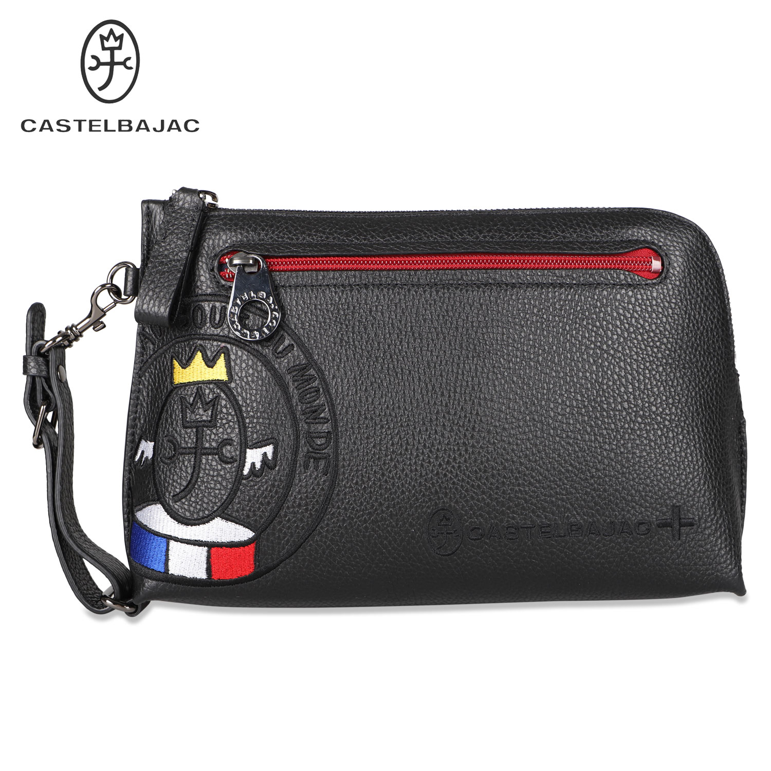 CASTELBAJAC カステルバジャック セカンドバッグ 本革 黒　美品 CASTELBAJAC（カステルバジャック） バッグ クラッチバッグ セカンド