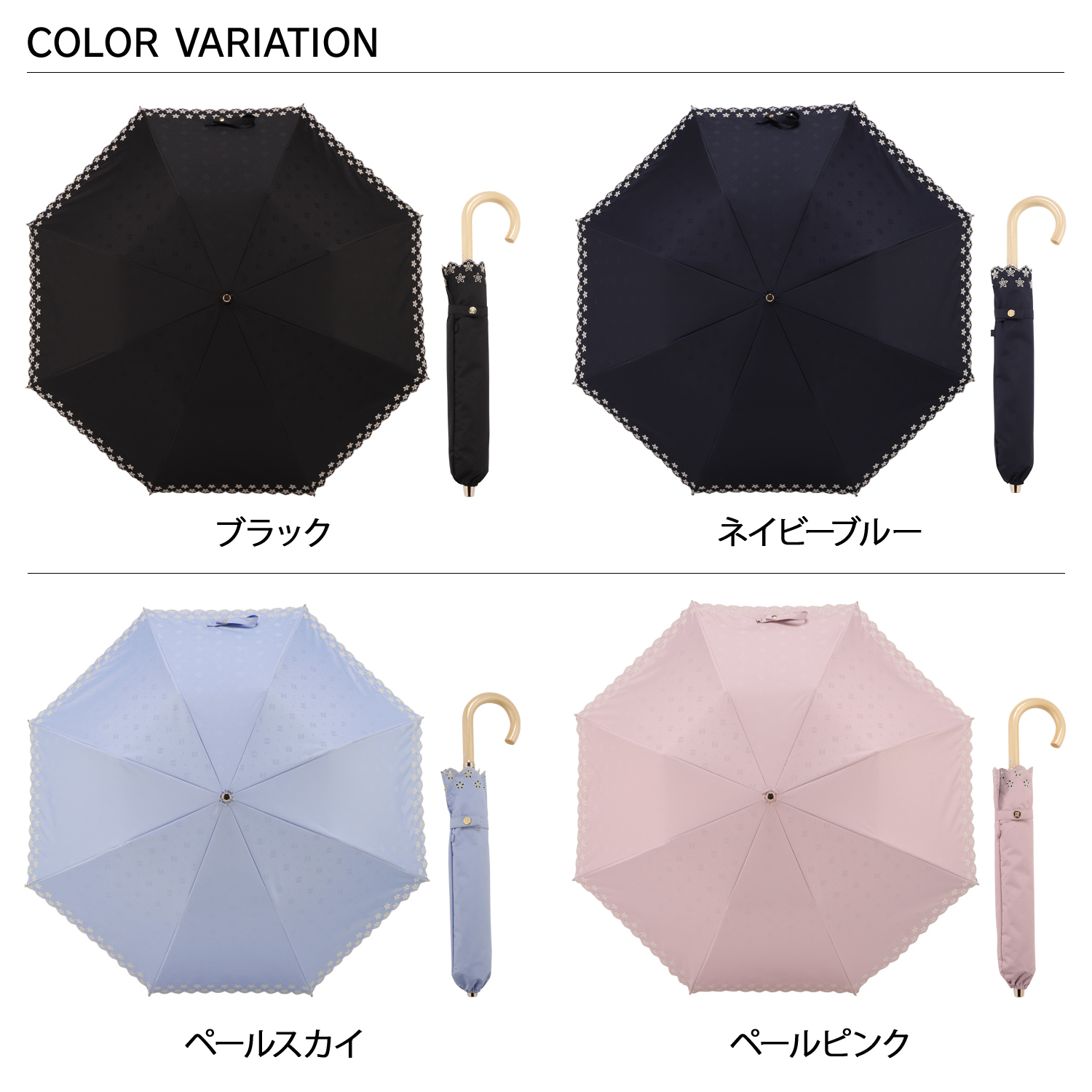 DAKSダックス晴雨兼用ワンタッチネイビー色折畳傘(新品、未使用品) 晴雨兼用折りたたみ日傘】ダックス（DAKS）街並み 遮光99.99