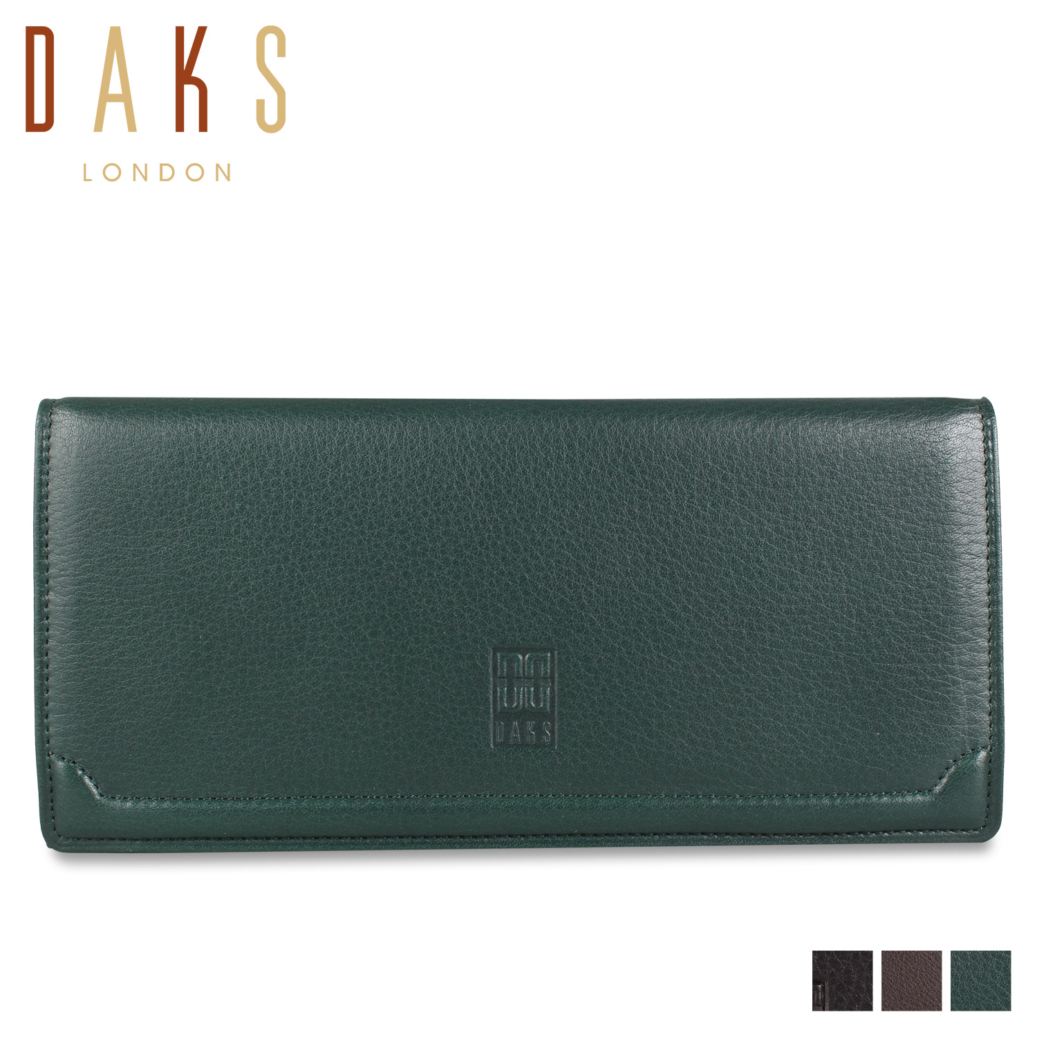 DAKS ダックス 長財布 メンズ WALLET ブラック ダーク ブラウン グリーン 黒 DP21115 dks-dp21114_r.jpg