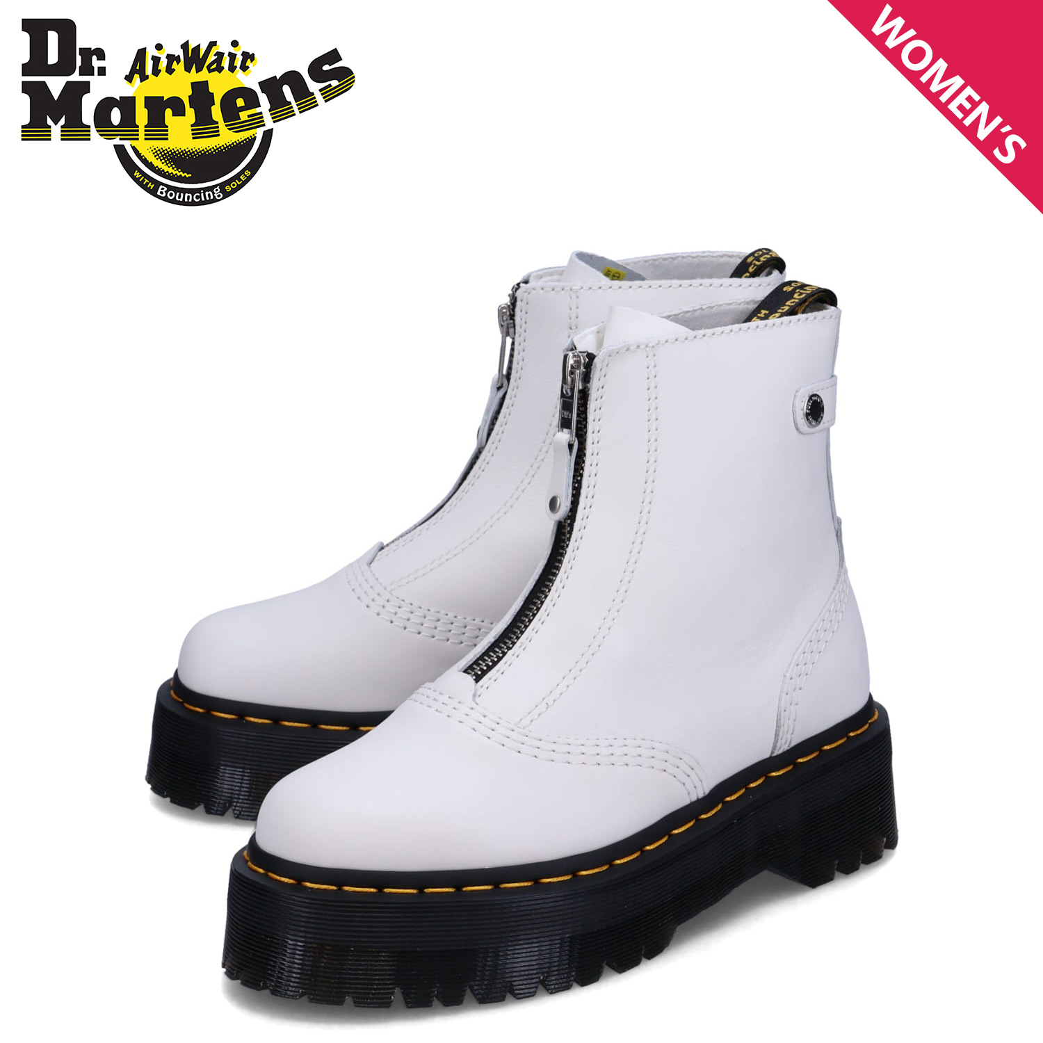 ドクターマーチン Dr.Martens ブーツ ジップ レディース 厚底 JETTA