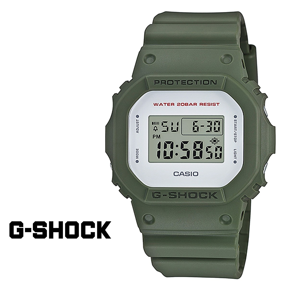 G-SHOCK DW-5600M-3JF カーキ CASIO CASIO カシオ G-SHOCK 腕時計 DW-5600M-3JF DW-5600M SERIES
