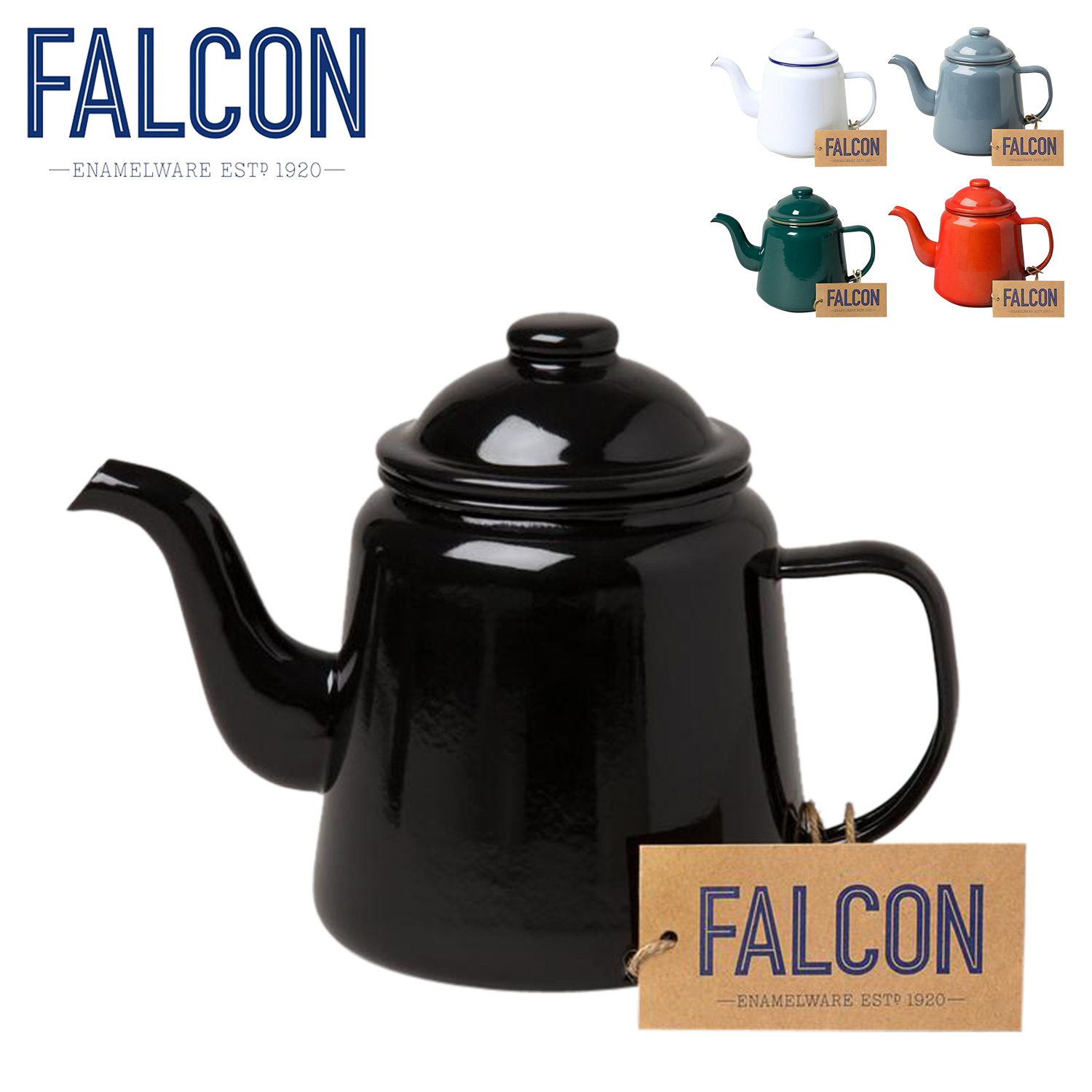 FALCON ファルコン ティーポット コーヒー ケトル 1L 直火対応 TEA POT