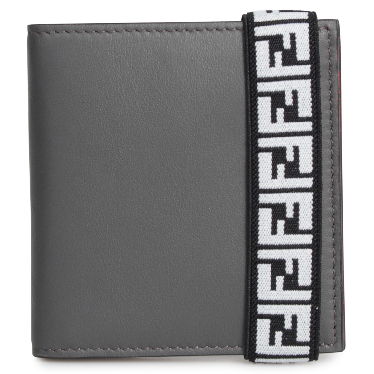 フェンディ FENDI 財布 二つ折り メンズ BI-FOLD WALLET グレー 7M0277 