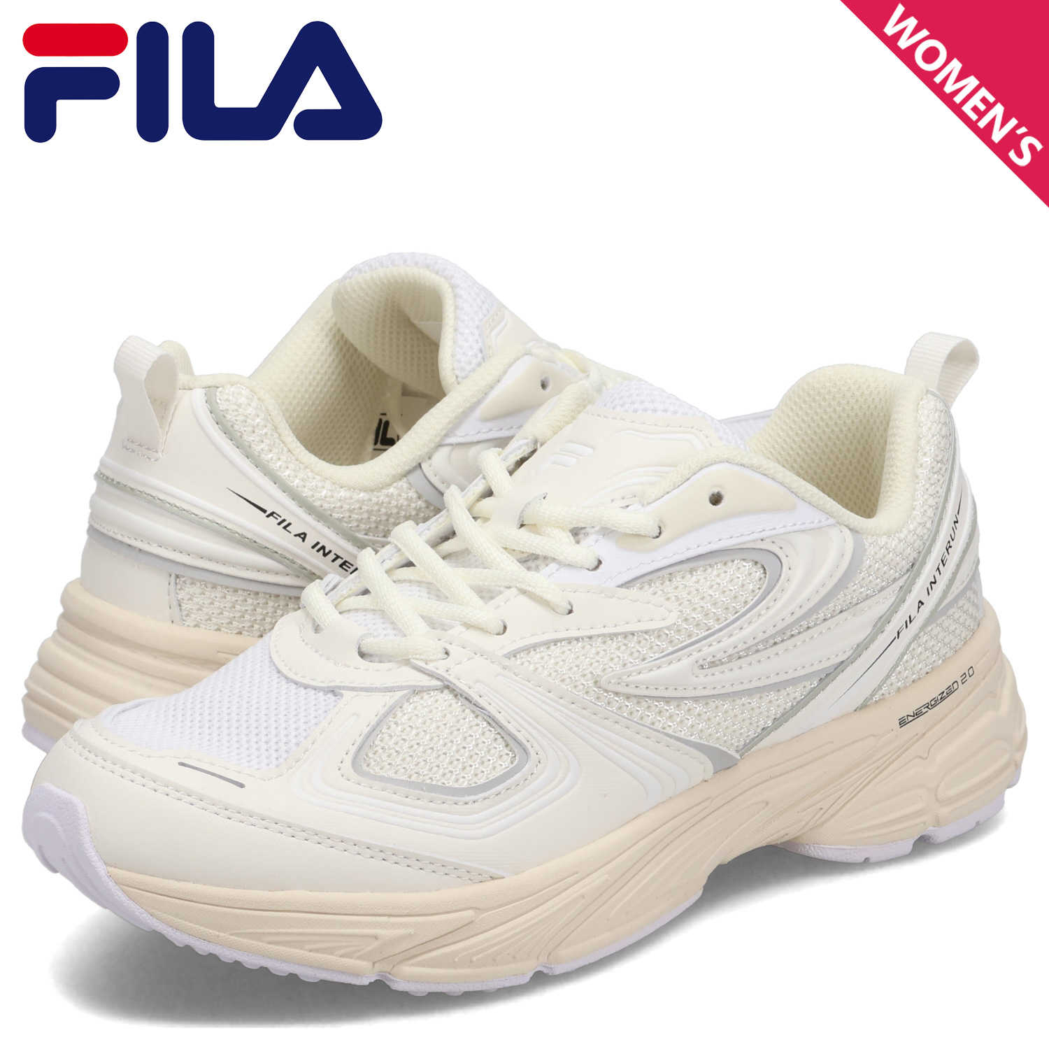 FILA フィラ スニーカー インターラン レディース 厚底 INTERUN ホワイト白 WSS25004 fila-wss25004100_r.jpg