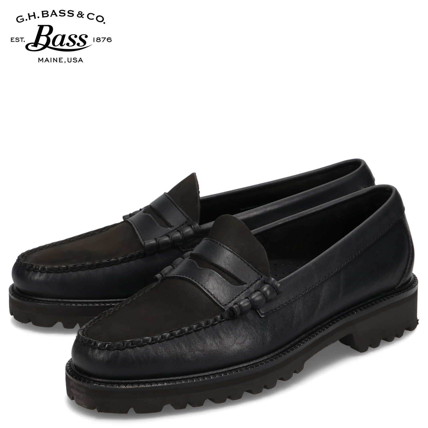 値下げしました【美品】G.H. BASS 厚底タッセルローファー G.H.BASS ジーエイチバス ローファー タッセル ウィージャンズ
