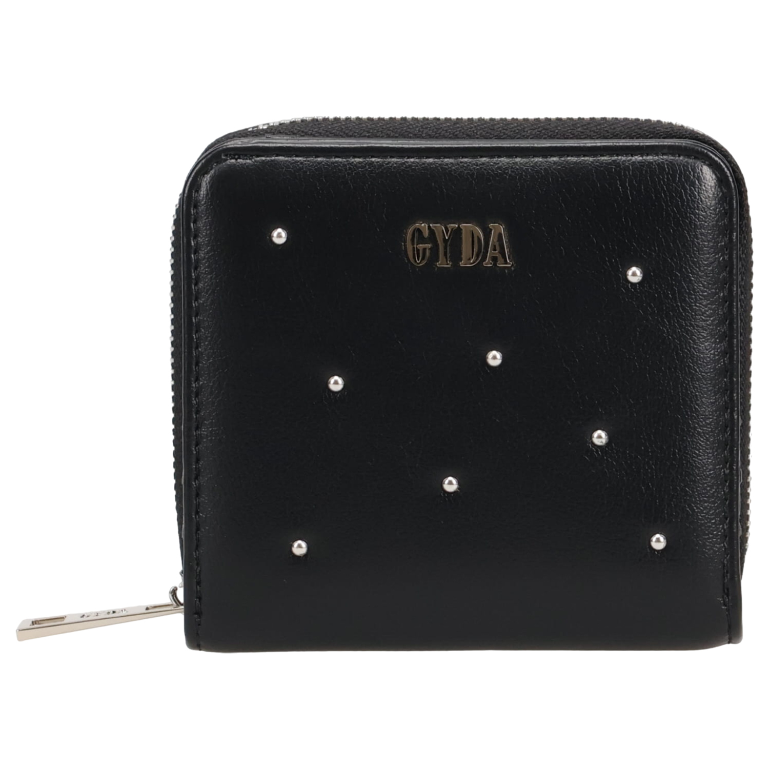 GYDA ジェイダ 財布 二つ折り スタッズ レディース ラウンドファスナー STUDS SERIES ブラック グレー ピンク 黒 GY-W231 | GYDA | 01