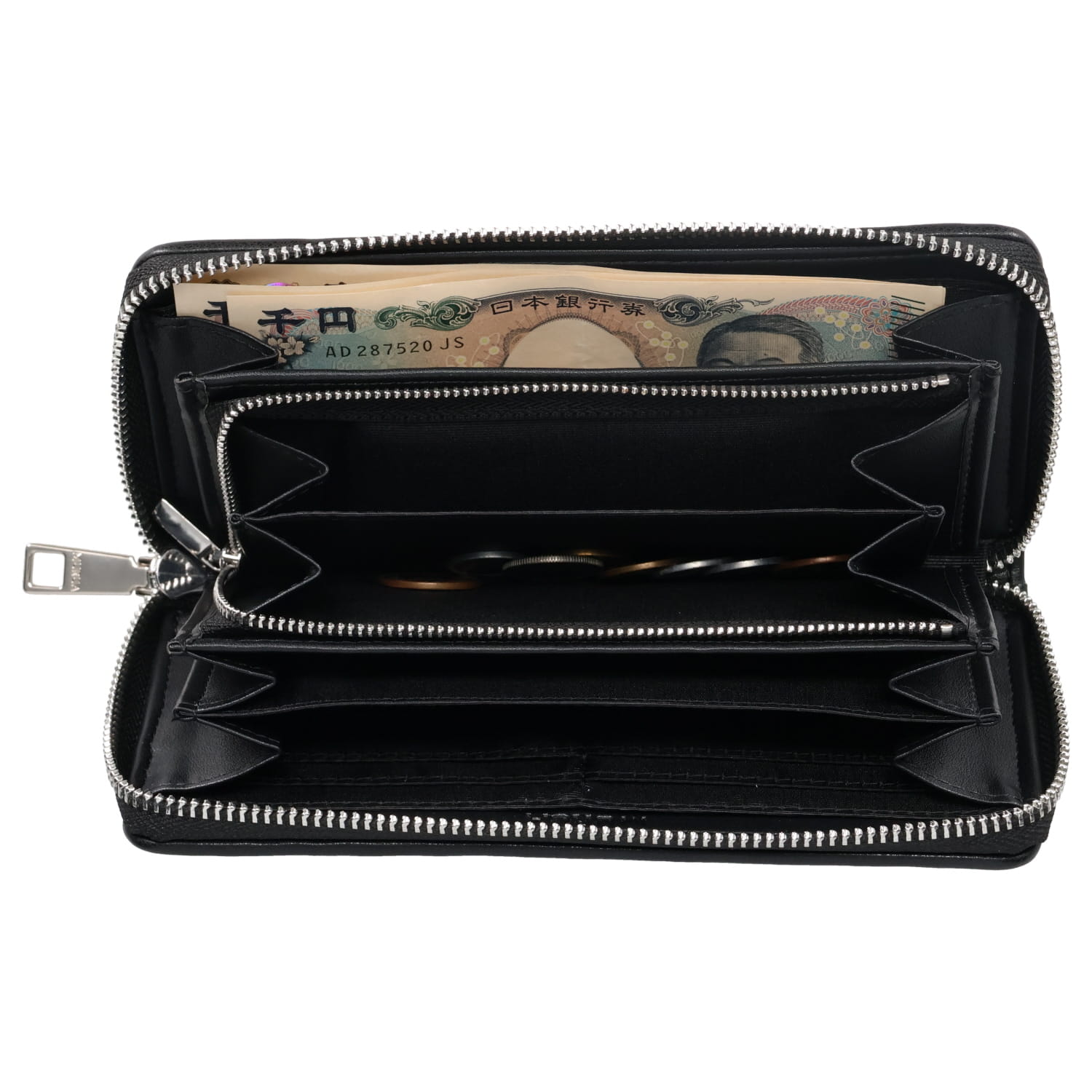 ジェイダ（GYDA）/GYDA(ジェイダ)ラウンドファスナー長財布 GY−W241 キルティングメタル gyd-gy-w241_5.jpg