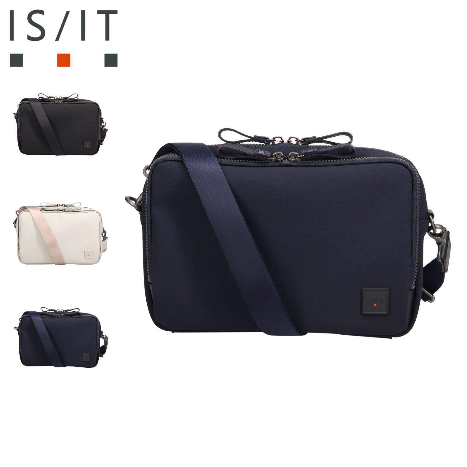IS/IT イズイット バッグ ショルダーバッグ トリクル メンズ レディース 斜めがけ 本革 撥水 軽量 963111 IS/IT（イズイット） バッグ ショルダーバッグ トリクル メンズ