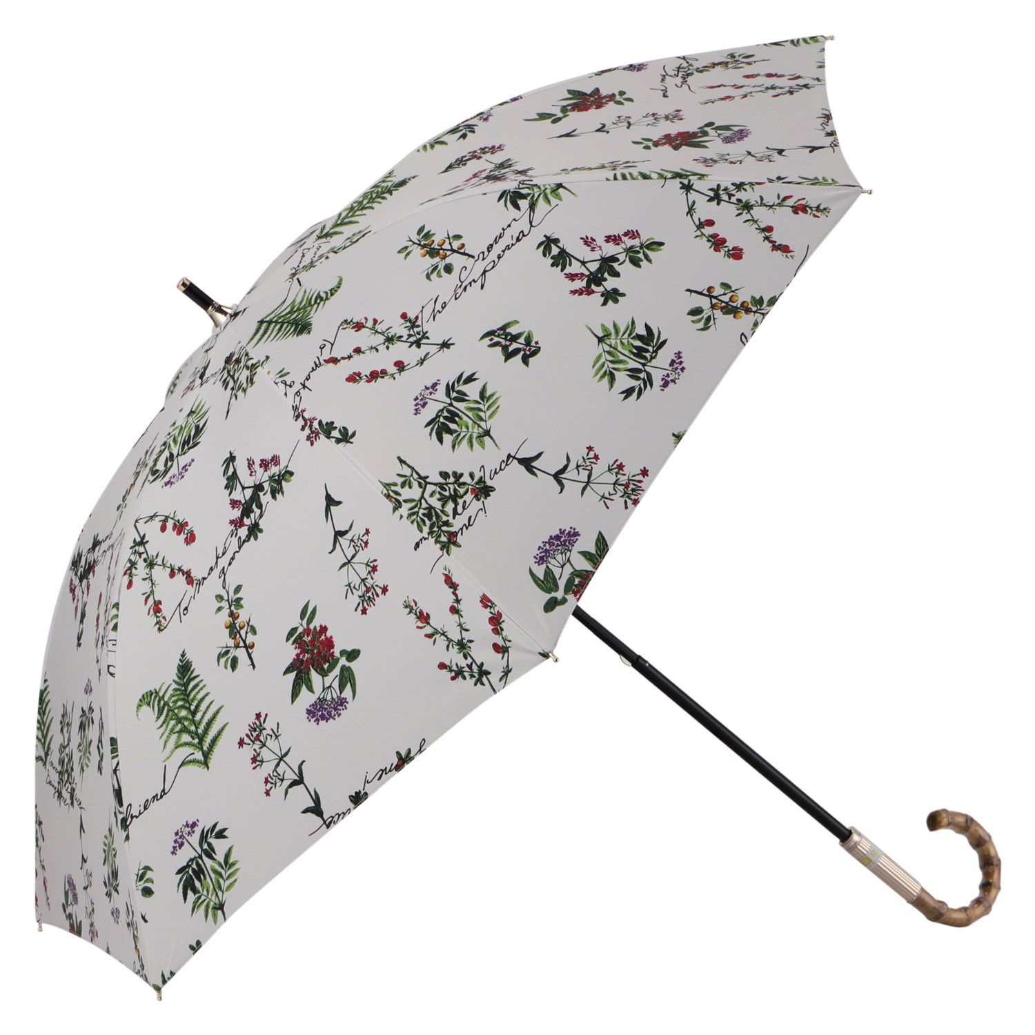 ジルスチュアート 遮光 晴雨兼用 長傘 日傘 ボタニカルプリント ピンク JILL STUART（ジルスチュアート） ジル スチュアート 日傘 長傘 晴雨