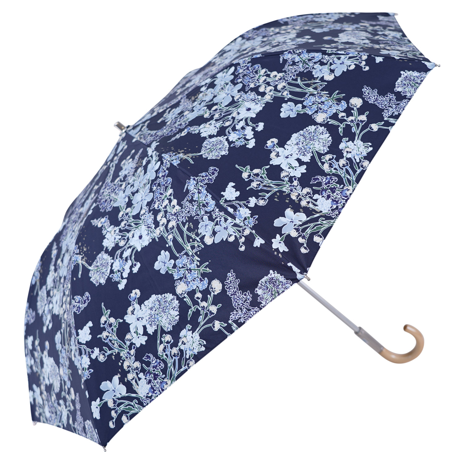 ジルスチュアート JILLSTUART 日傘 折りたたみ 遮光 晴雨兼用 雨傘 レディース 軽量 50cm UVカット 遮熱 コンパクト 折り畳み  22046