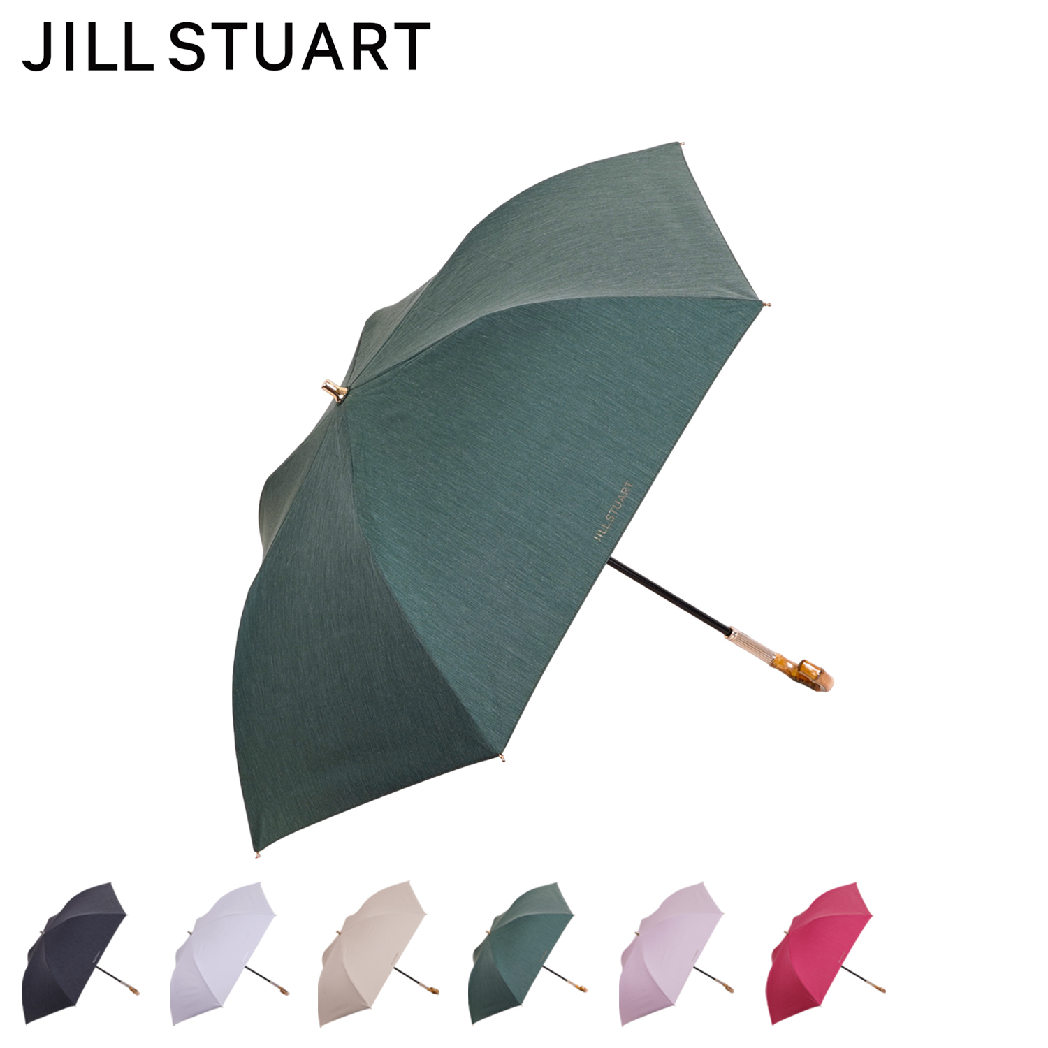 サマーシールド　JILL STUART 折りたたみ傘 シルバーグレー 晴雨兼用 サマーシールドJILL STUART 折りたたみ傘 シルバーグレー 晴雨兼用