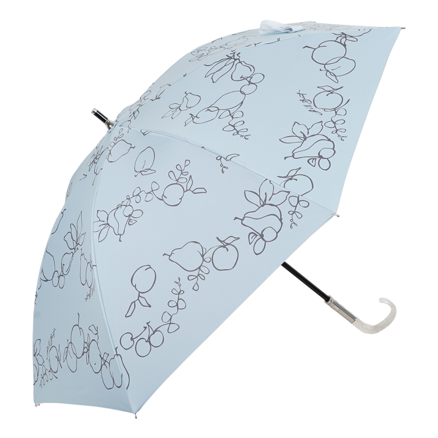 サマーシールド　JILL STUART 折りたたみ傘 シルバーグレー 晴雨兼用 JILL STUART スチュアート ジル 日傘 長傘 晴雨兼用 軽量