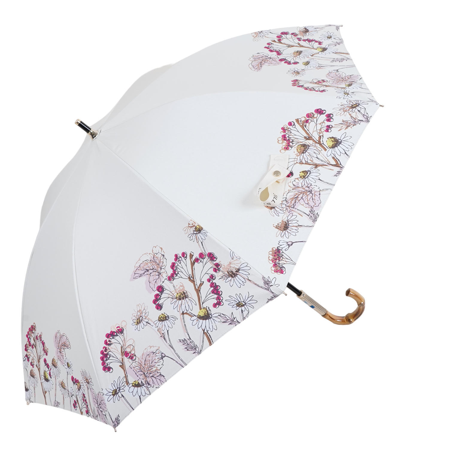 ジルスチュアート 晴雨兼用傘 ピンク 長傘 一番人気　 エコメリカル指定 JILL STUART（ジル スチュアート） プレーン無地 晴雨兼用傘