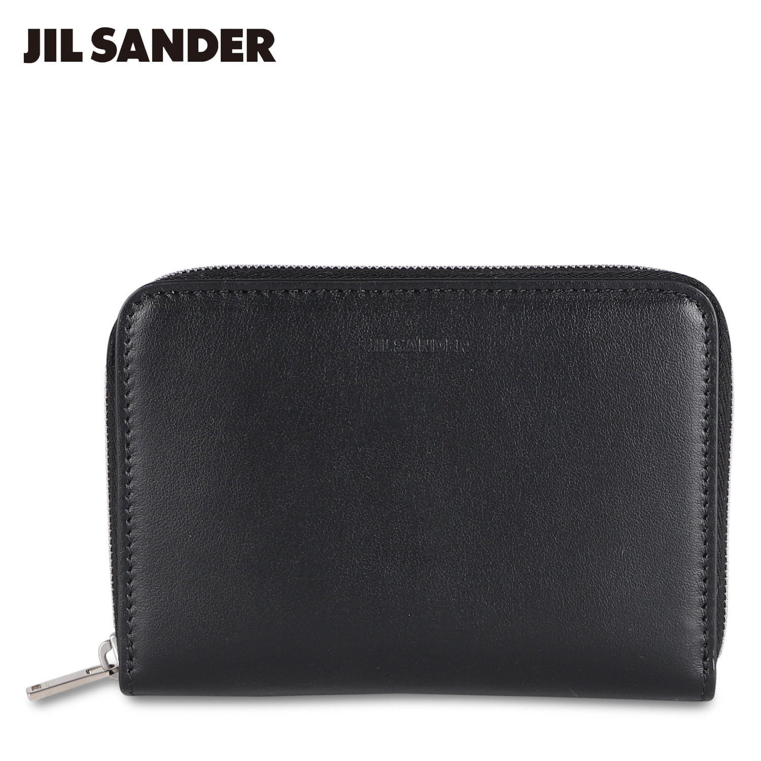 ジルサンダー JIL SANDER 財布 二つ折り財布 ポケット ジップ アラウンド ウォレット メンズ レディース 本革 ラウンドファスナー J25UI0003 P4966