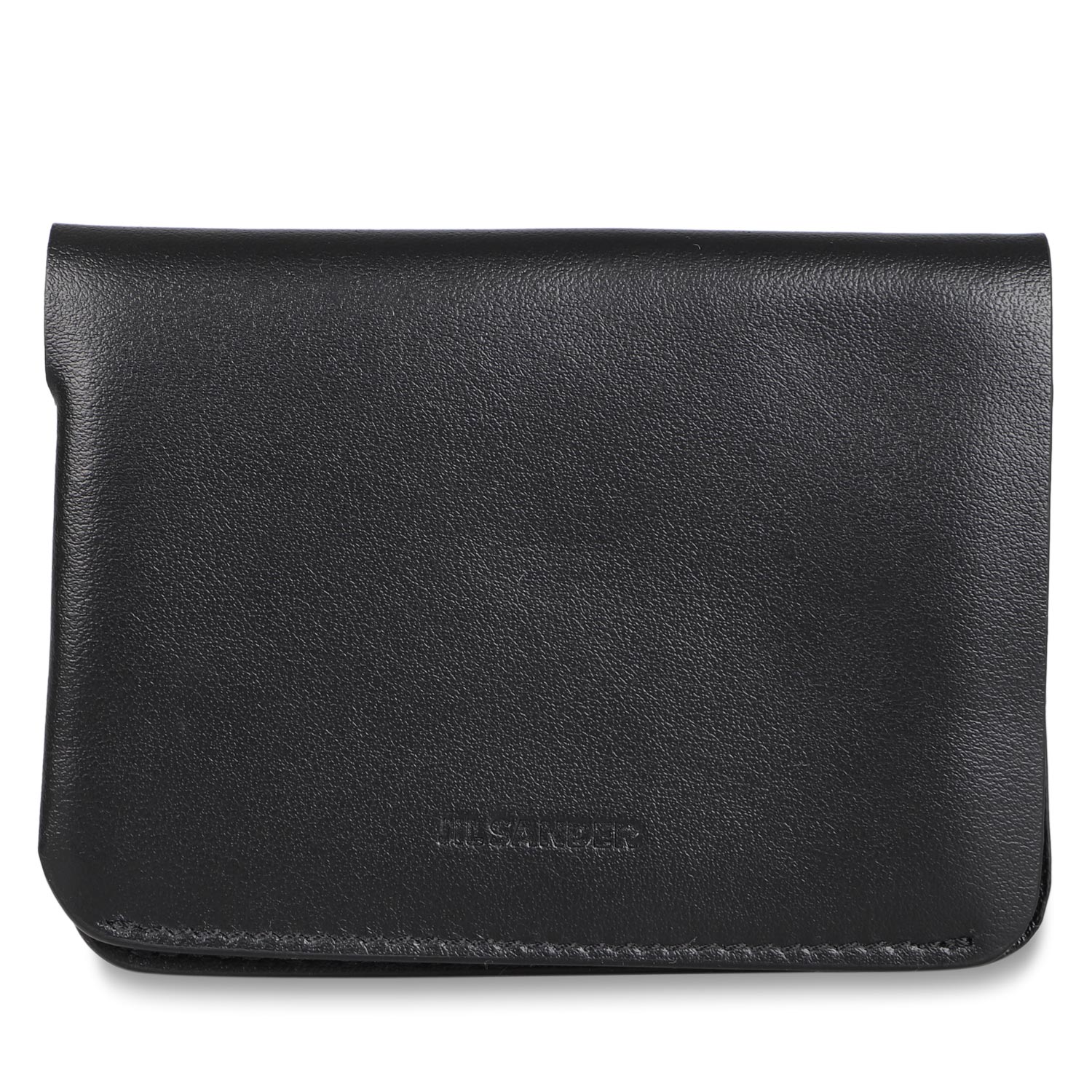 ジルサンダー JIL SANDER 二つ折り財布 ミニ財布 メンズ レディース 本革 DOUBLE CARD WALLET ブラック 黒 JSMT840136 MTS00008N｜sneak｜02