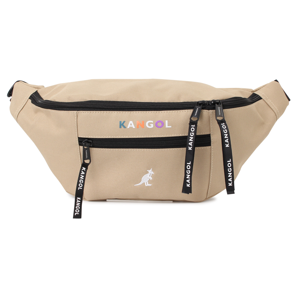 カンゴール KANGOL バッグ ボディバッグ ウエストバッグ メンズ レディース BODY BAG ブラック グレー ベージュ 黒 KGSA-BG00093 | KANGOL | 01
