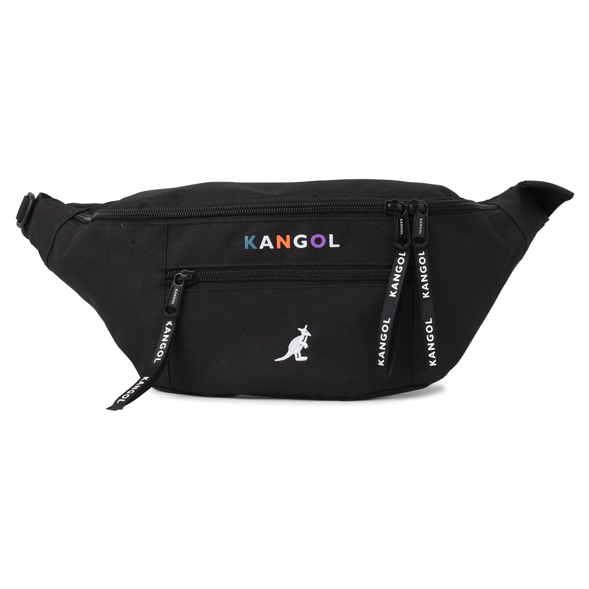 カンゴール KANGOL バッグ ボディバッグ ウエストバッグ メンズ レディース BODY BAG ブラック グレー ベージュ 黒 KGSA-BG00093｜sneak｜03